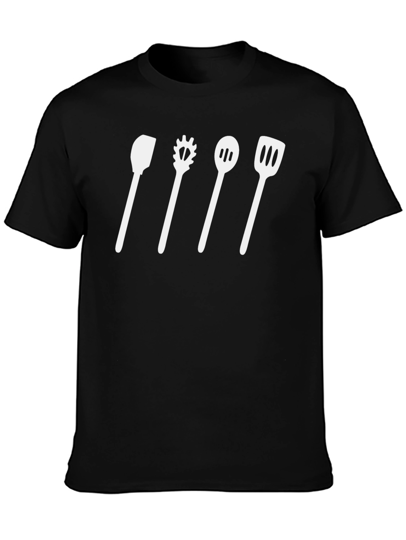 Chef Utensil Graphic T-Shirt - Culinary Humor Apparel