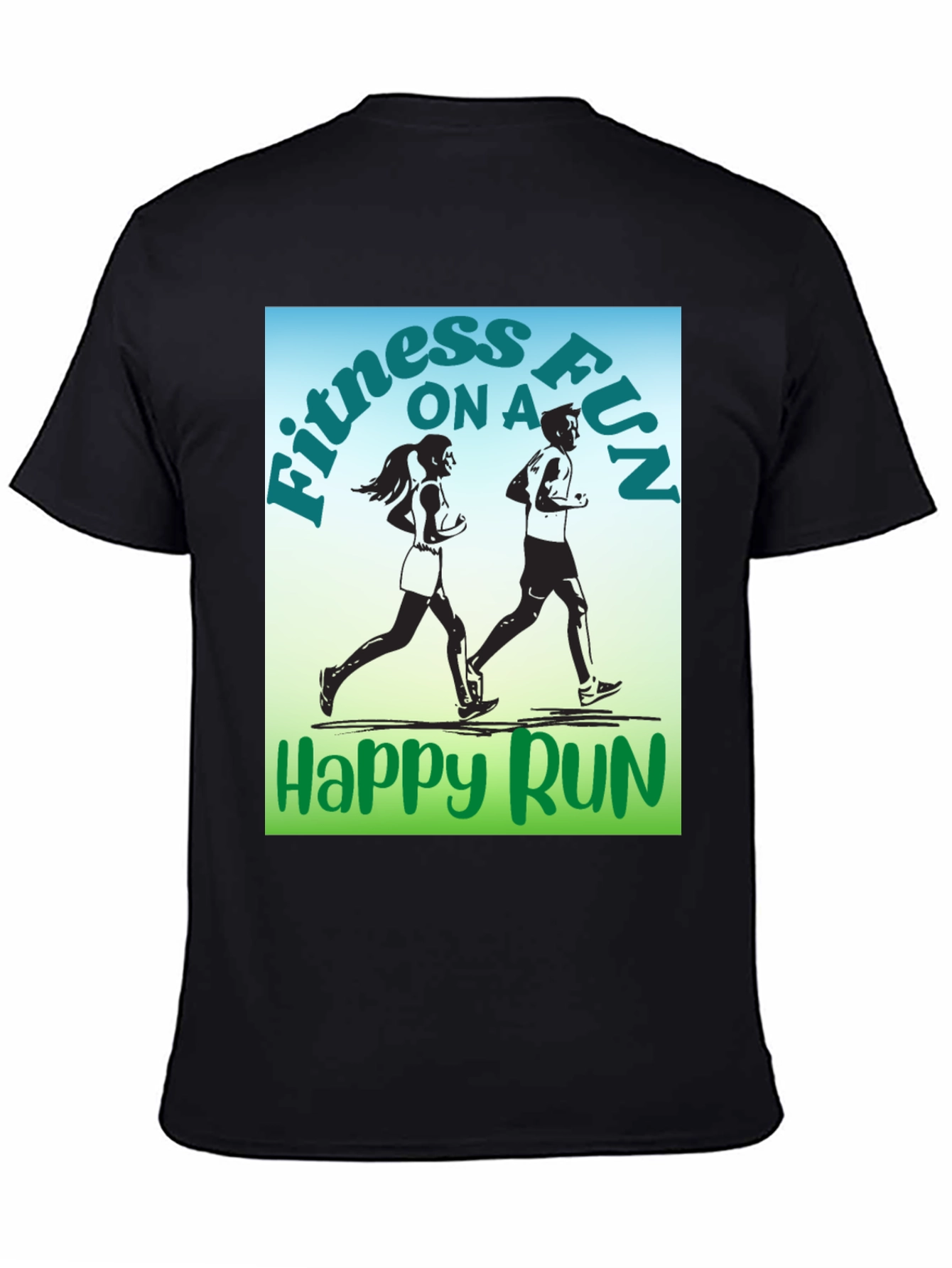 Fitness Fun Run Graphic T-Shirt