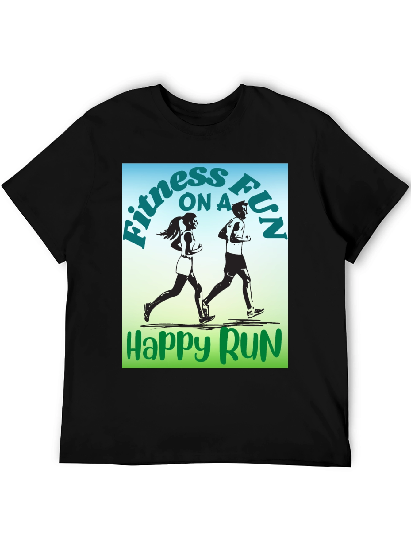 Fitness Fun Run Graphic T-Shirt