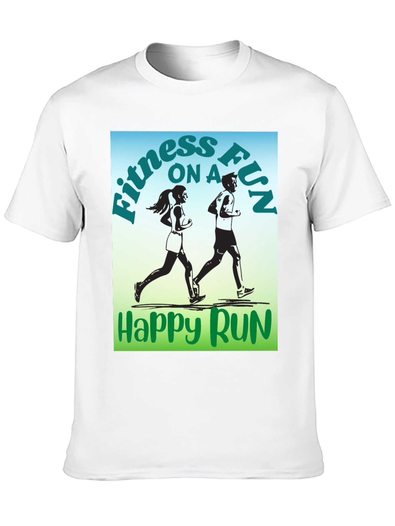 Fitness Fun Run Graphic T-Shirt