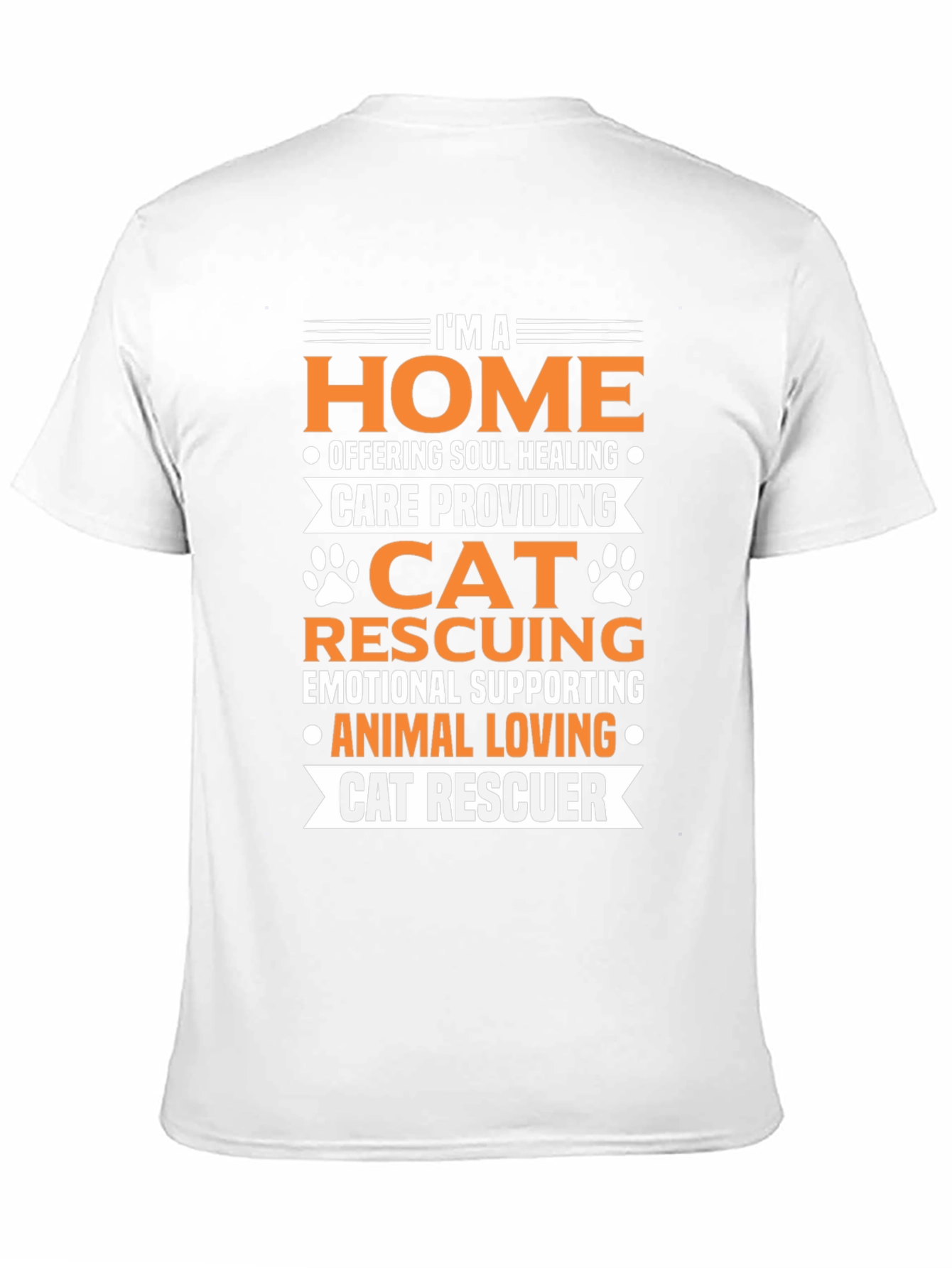 Cat Rescuer T-Shirt: Home is Where My Cat Is