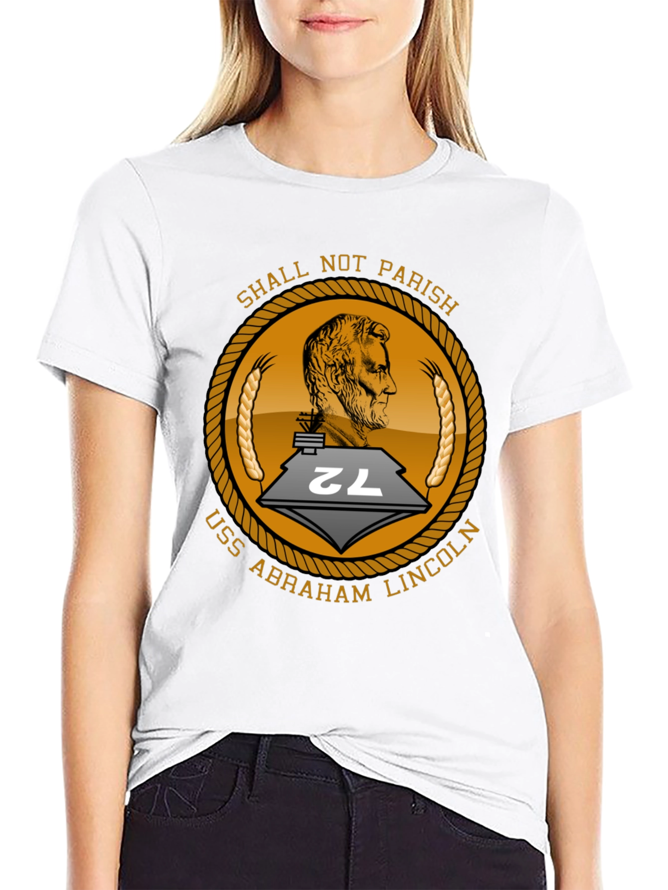 USS Abraham Lincoln T-Shirt - Shall Not Parish