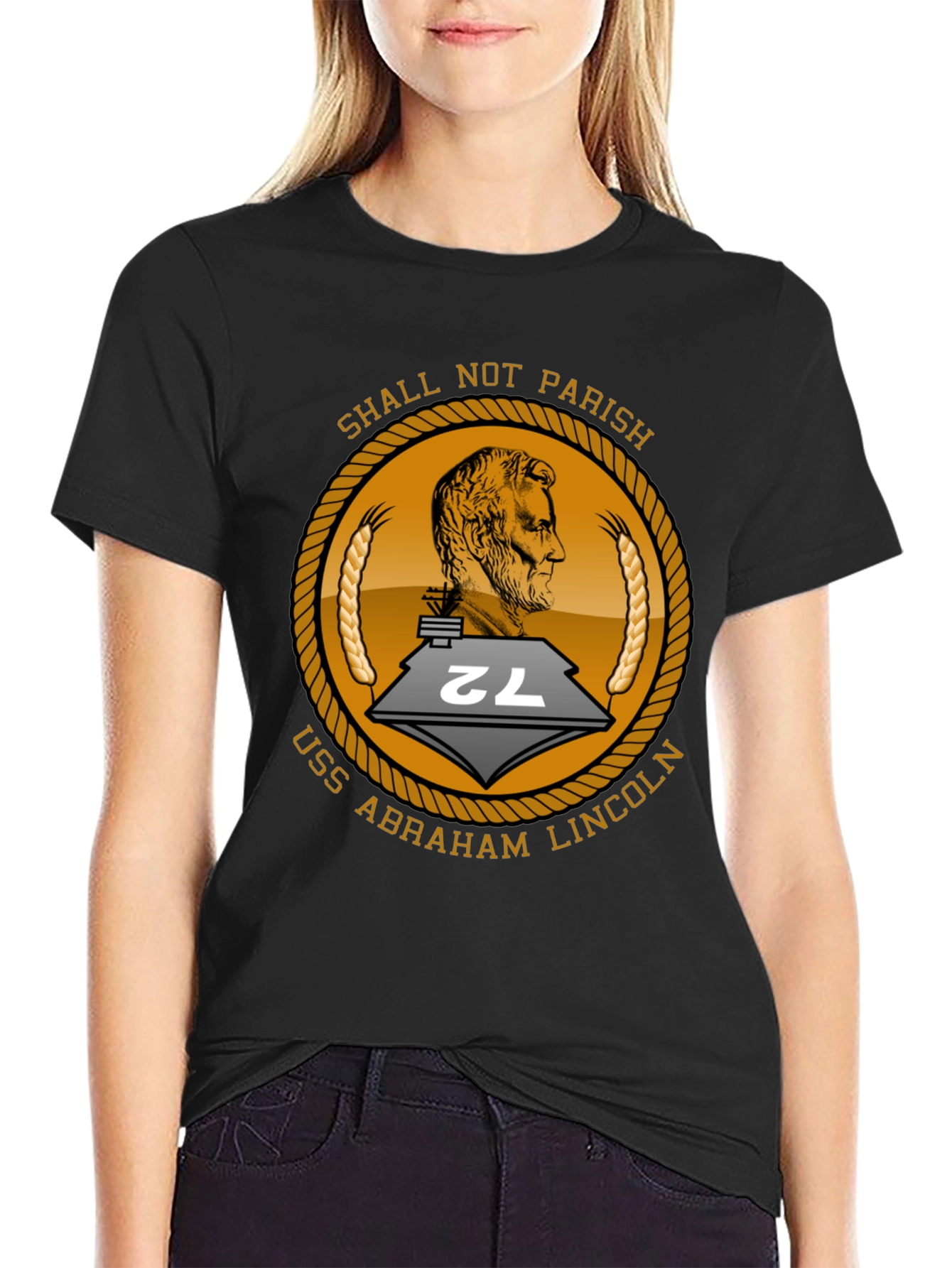 USS Abraham Lincoln T-Shirt - Shall Not Parish