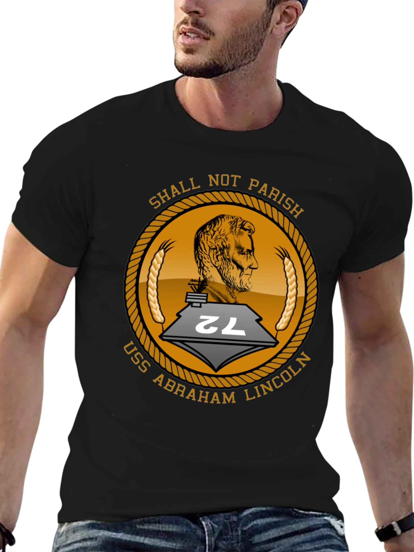 USS Abraham Lincoln T-Shirt - Shall Not Parish