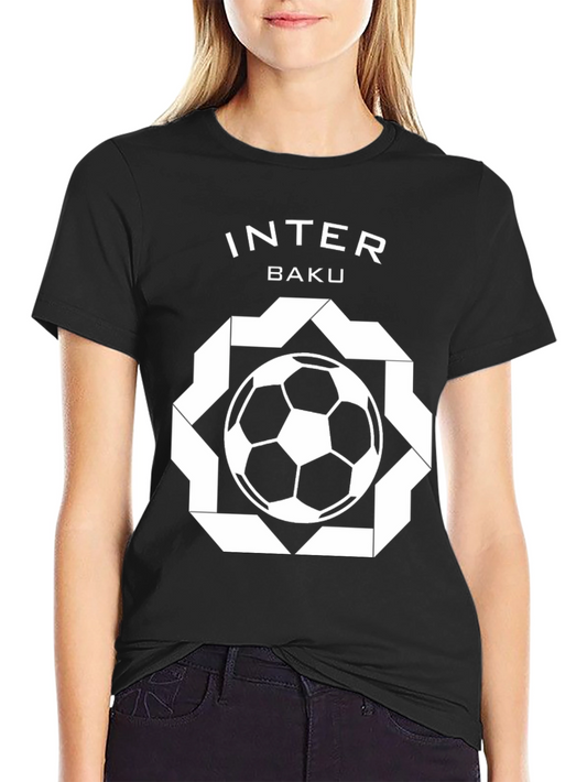 Inter Baku Graphic T-Shirt - Black Soccer Tee