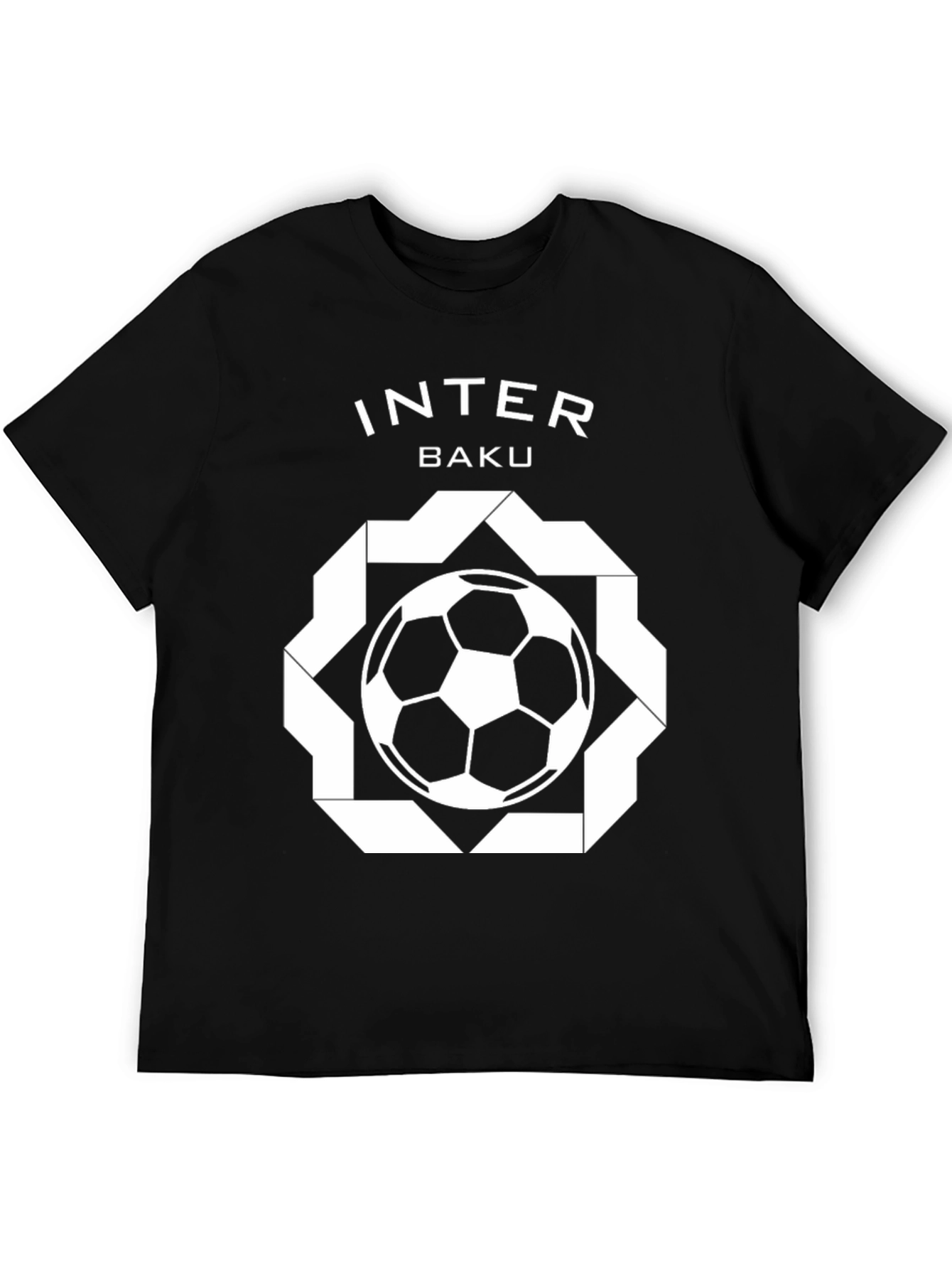 Inter Baku Graphic T-Shirt - Black Soccer Tee