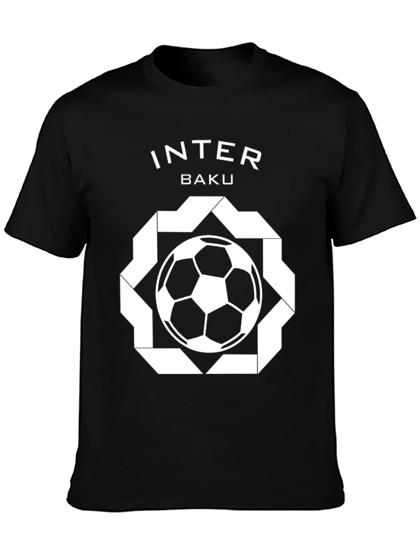 Inter Baku Graphic T-Shirt - Black Soccer Tee