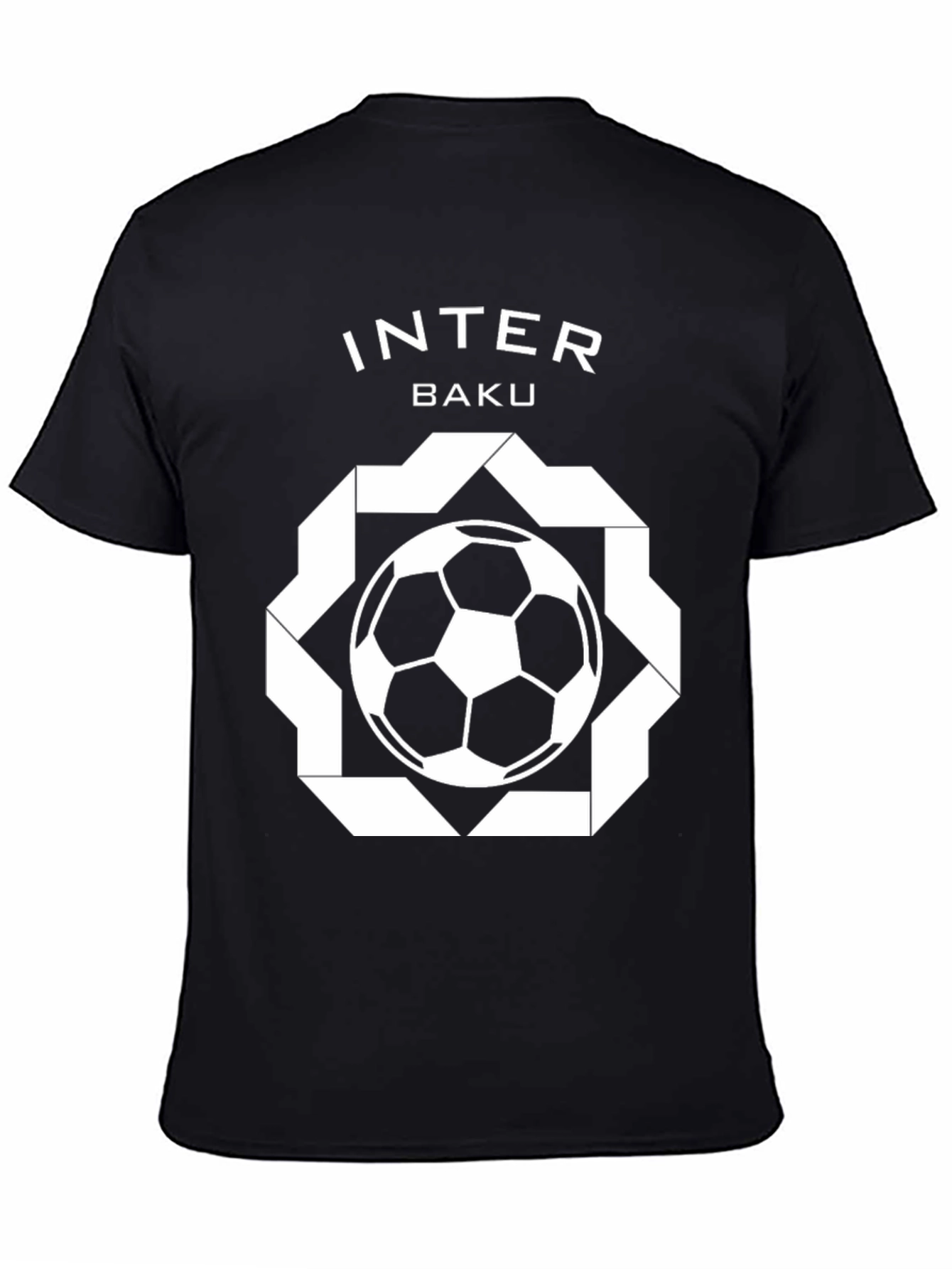 Inter Baku Graphic T-Shirt - Black Soccer Tee