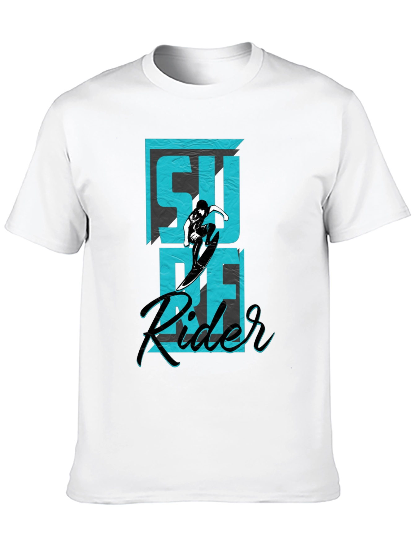 Surf Rider Graphic Tee - Black