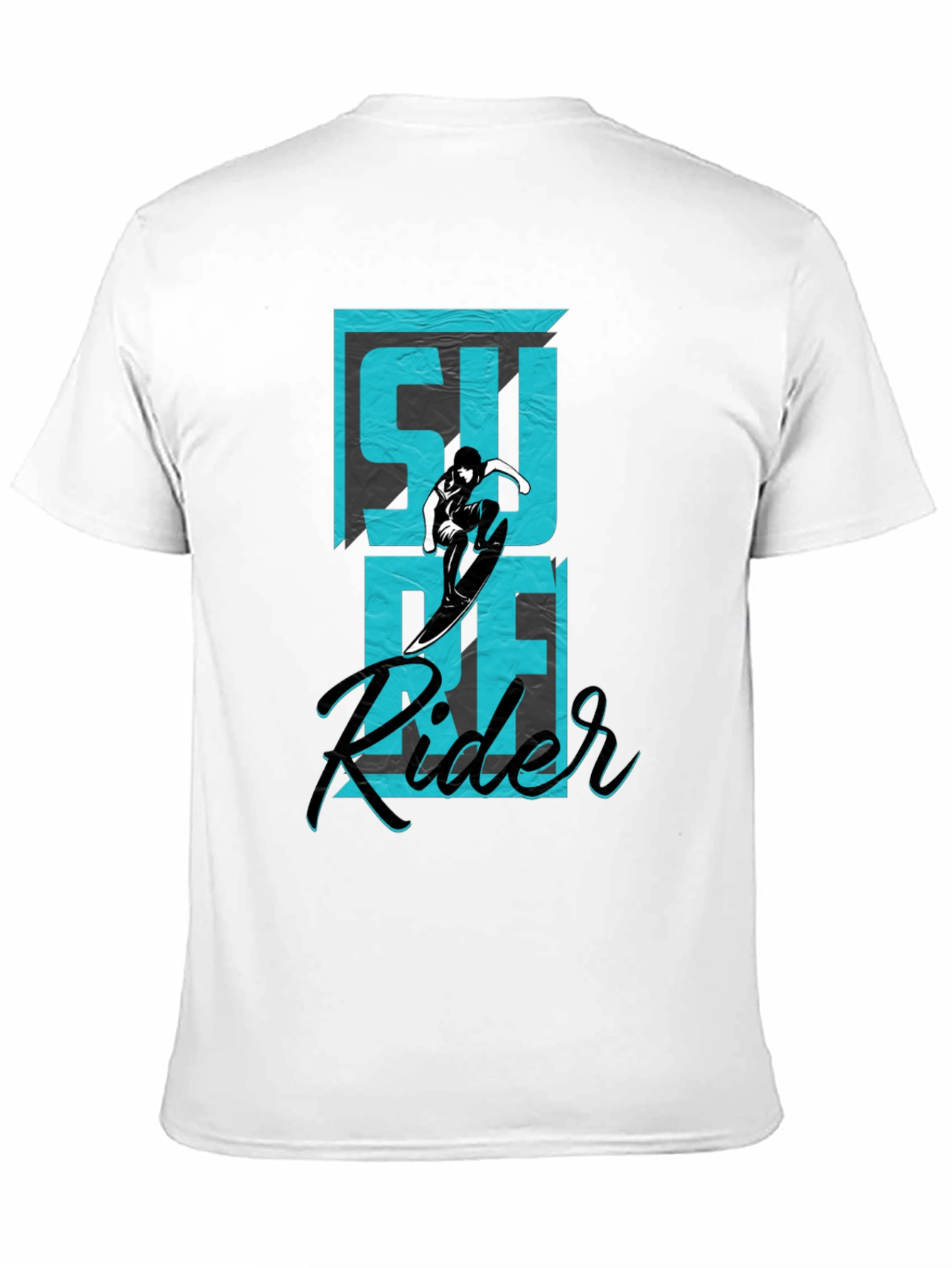 Surf Rider Graphic Tee - Black