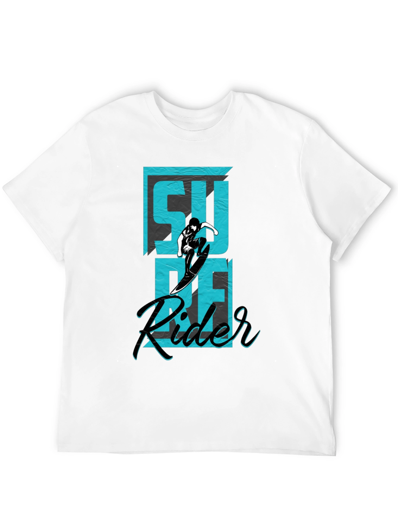 Surf Rider Graphic Tee - Black