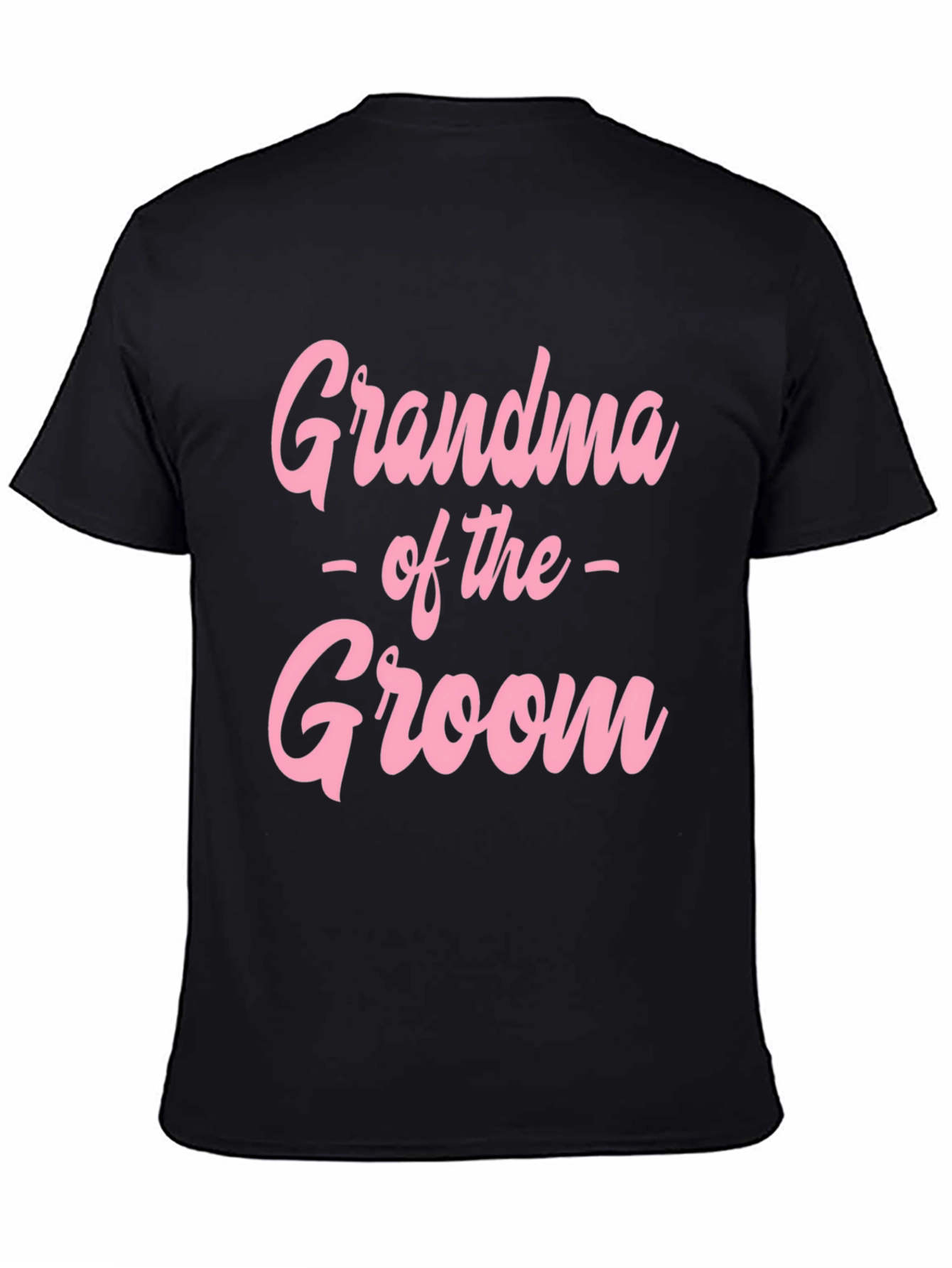 Grandma of the Groom T-Shirt - Pink Print