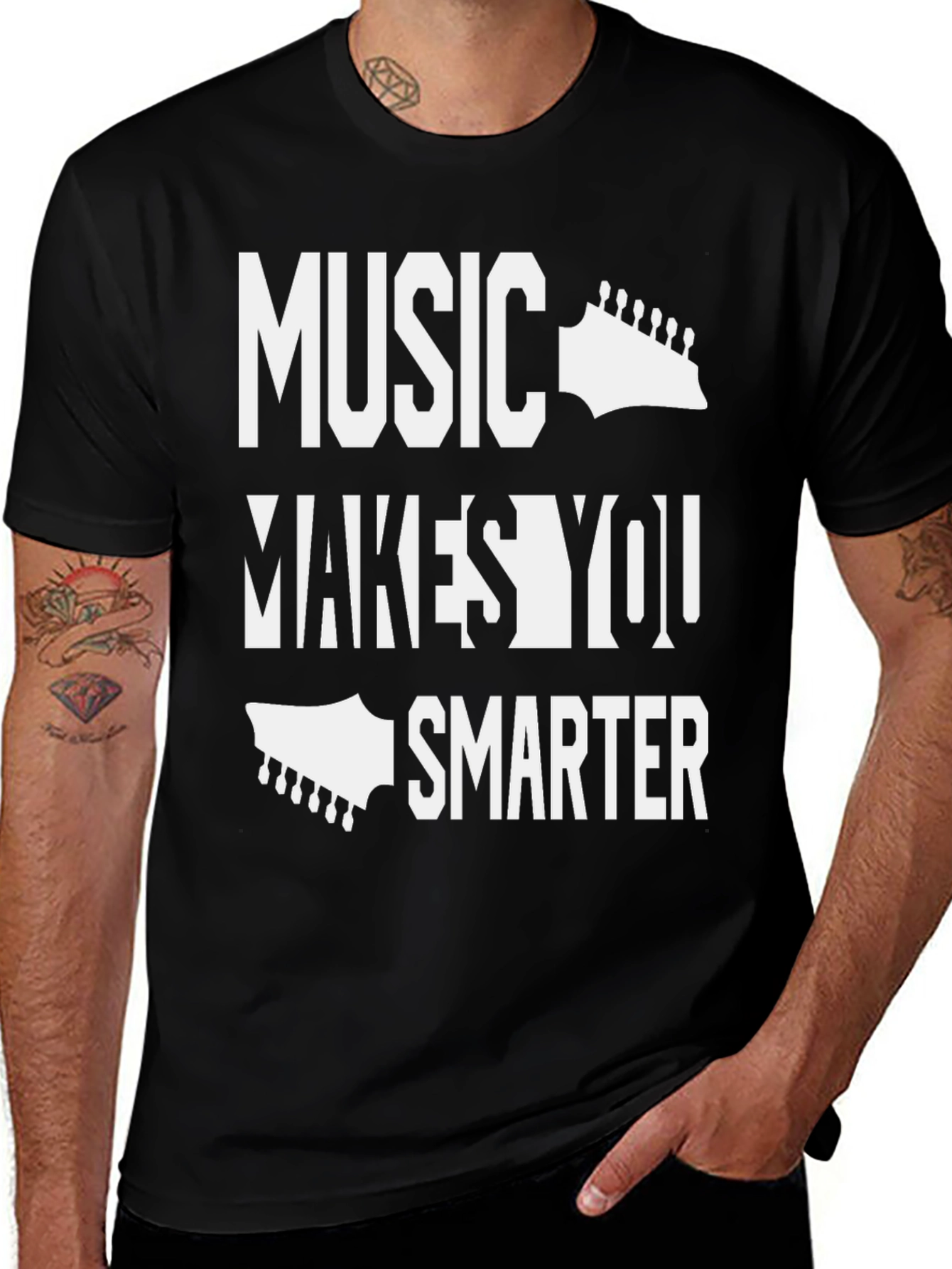 Music Makes You Smarter Graphic T-Shirt