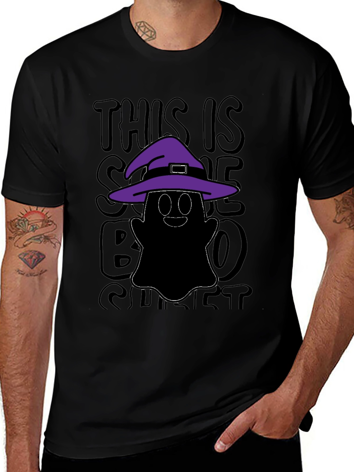 Spooky Cute Ghost T-Shirt Halloween
