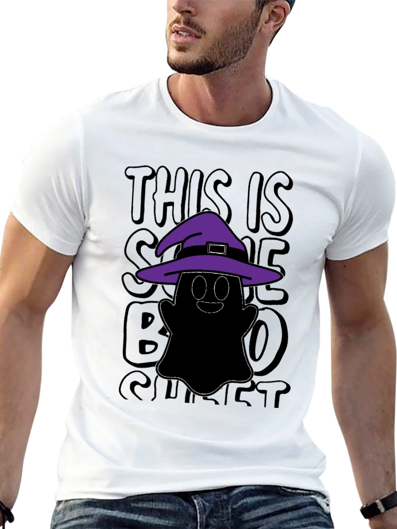 Spooky Cute Ghost T-Shirt Halloween
