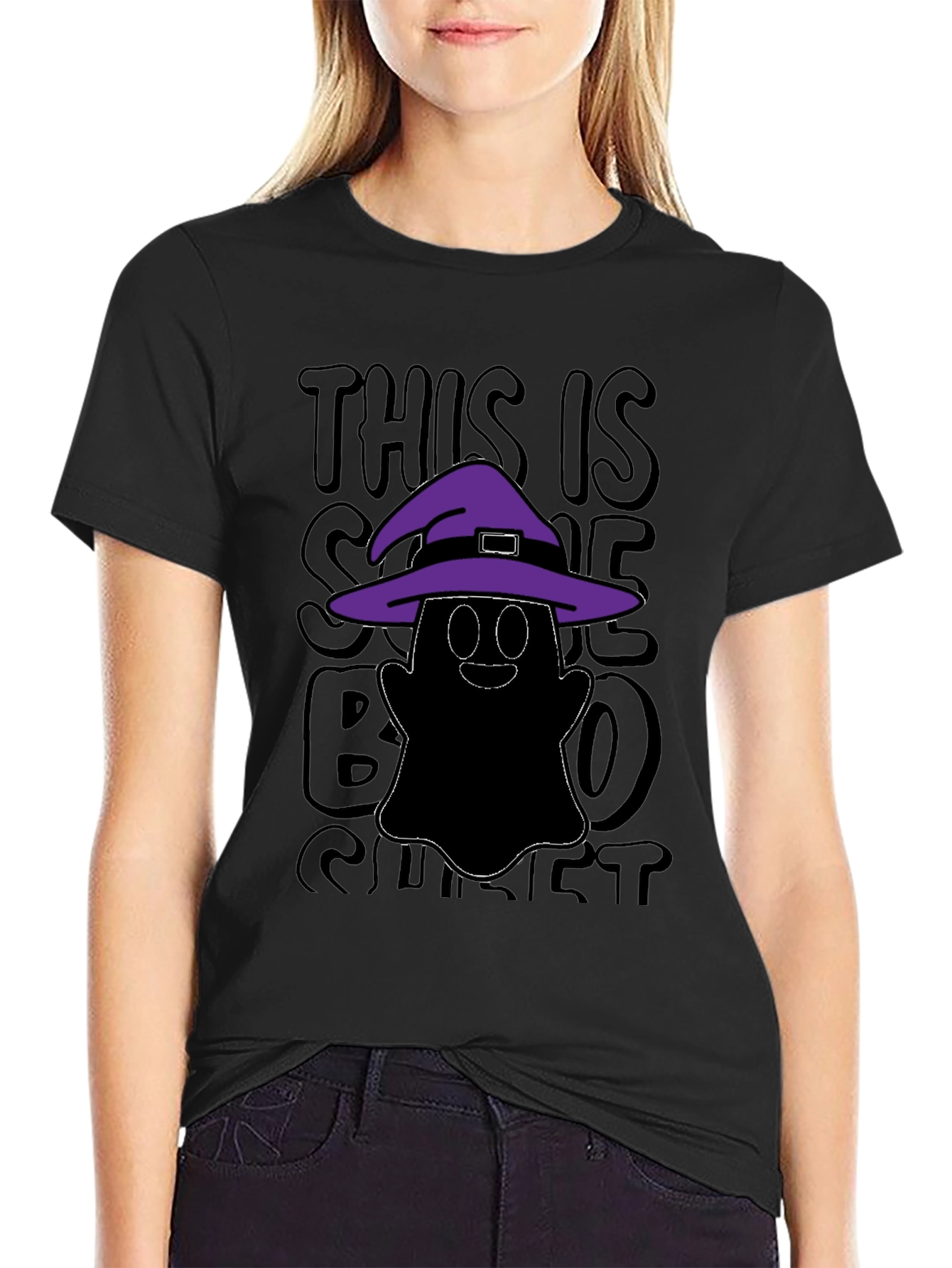 Spooky Cute Ghost T-Shirt Halloween