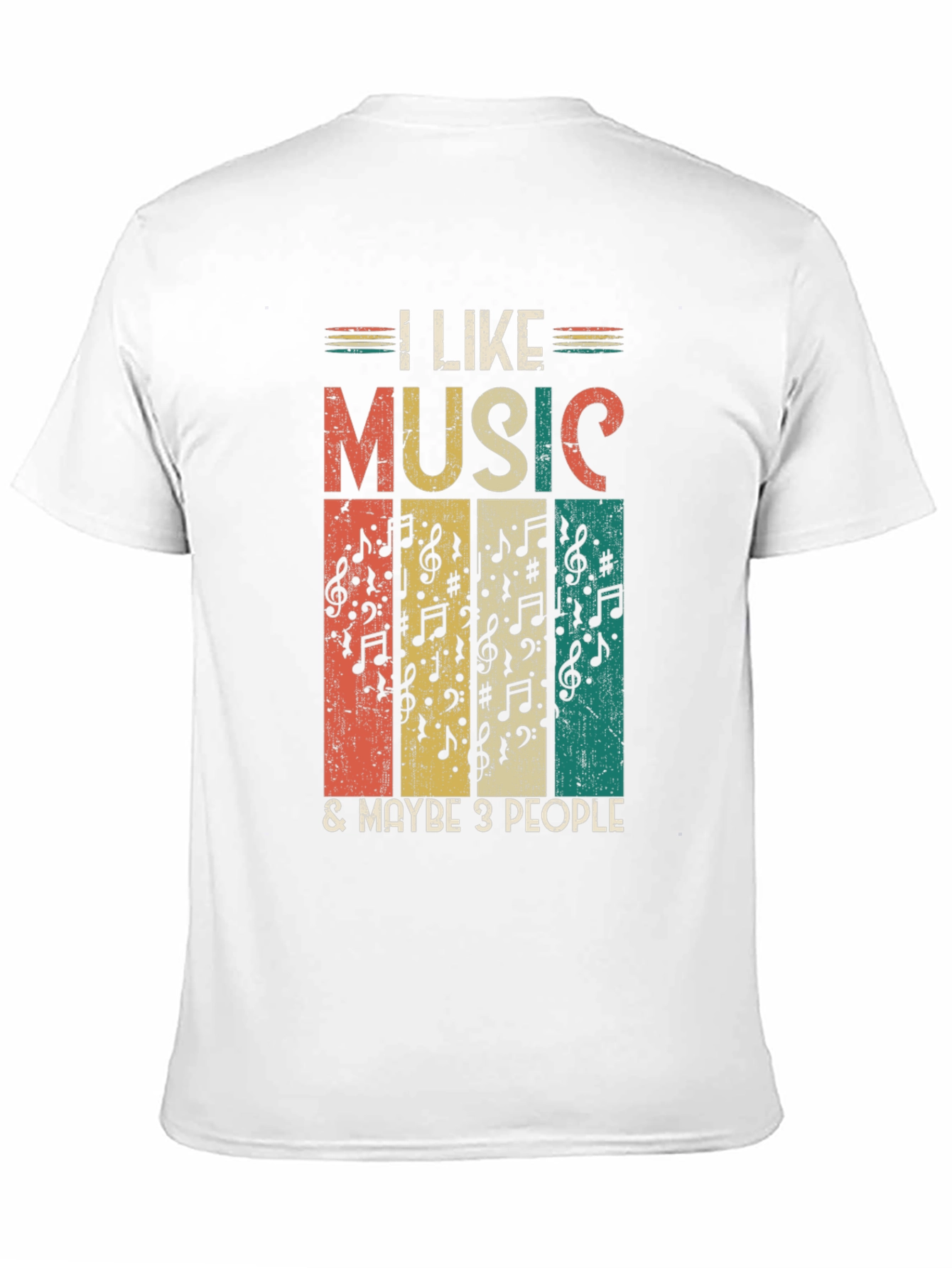 I Like Music & Maybe 3 People Graphic Tee