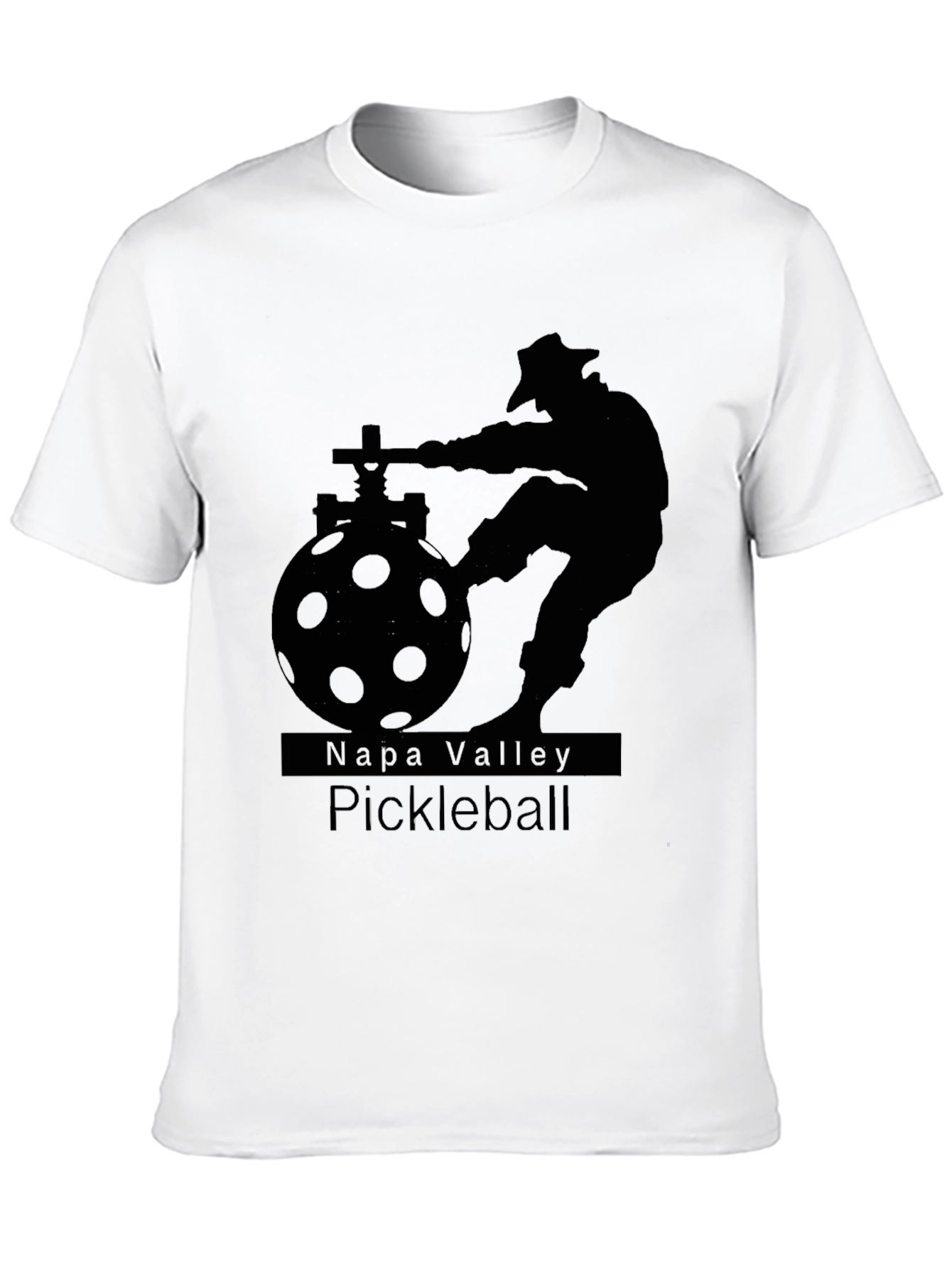 Napa Valley Pickleball Black T-Shirt