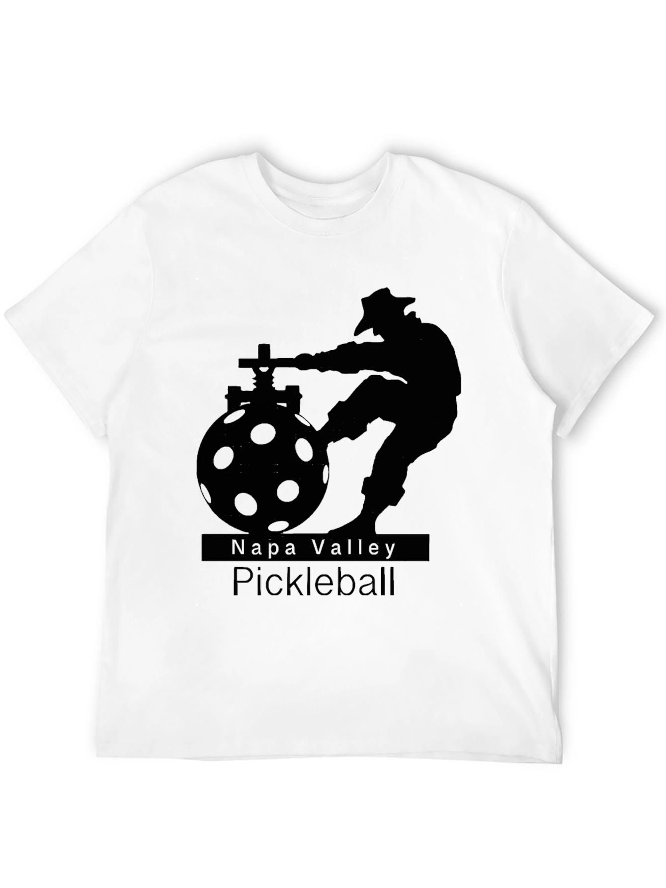 Napa Valley Pickleball Black T-Shirt
