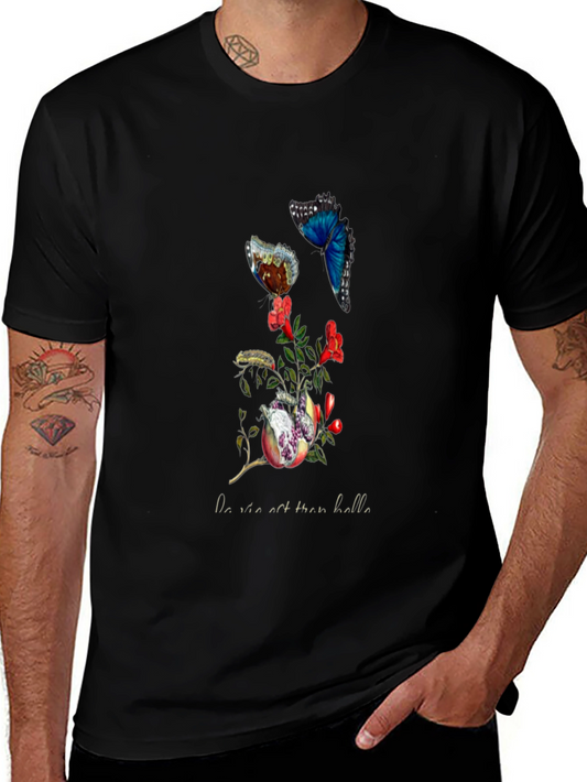 Butterfly & Pomegranate Graphic Tee