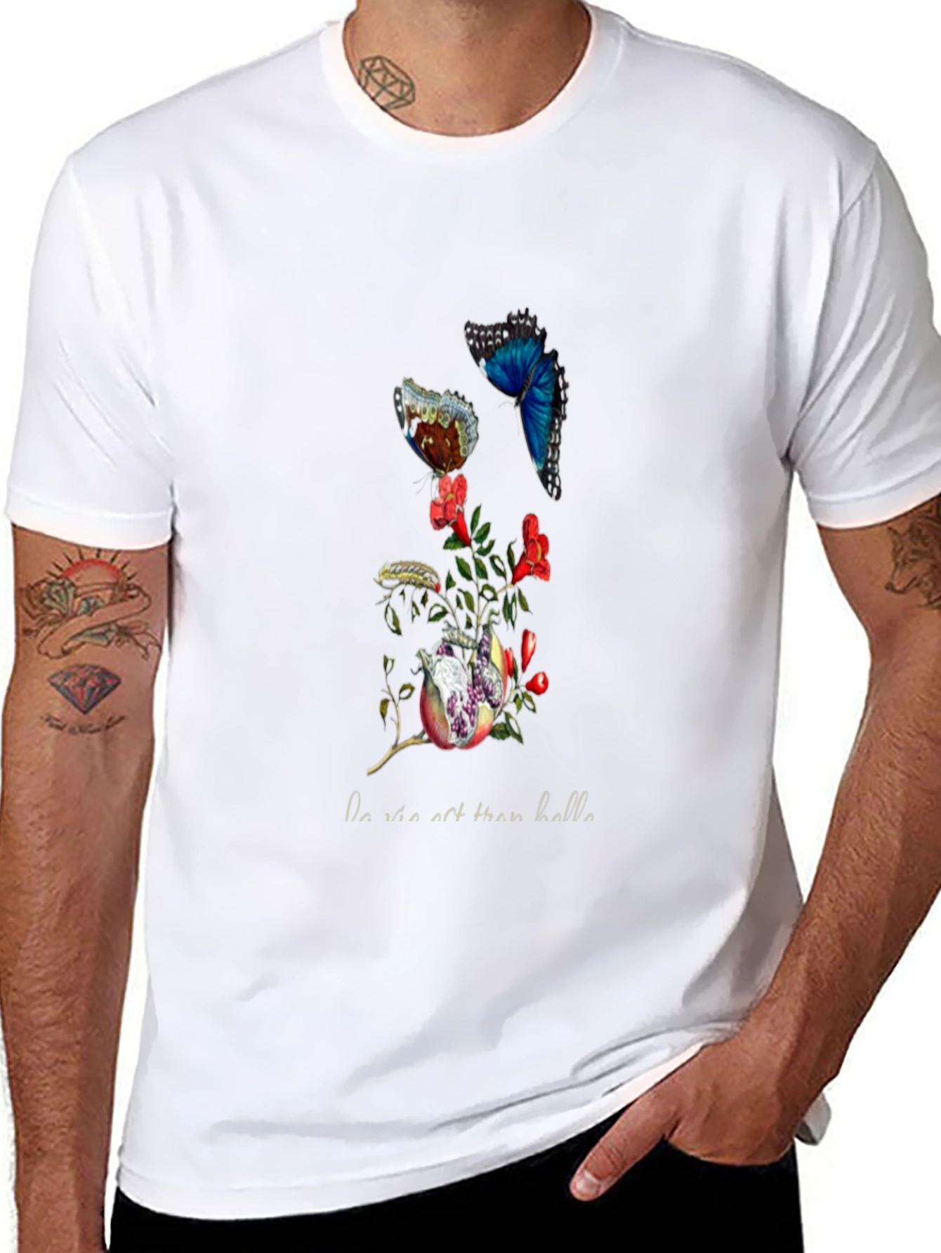 Butterfly & Pomegranate Graphic Tee