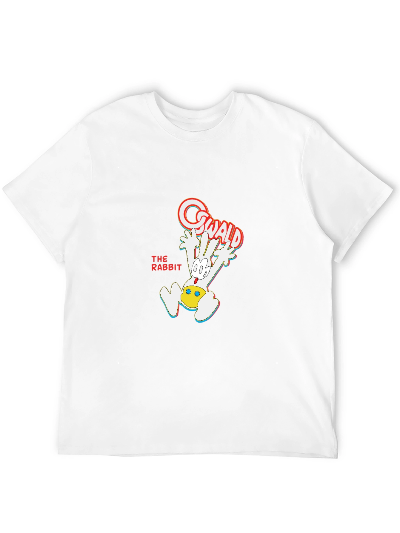 Oswald the Rabbit Black T-Shirt