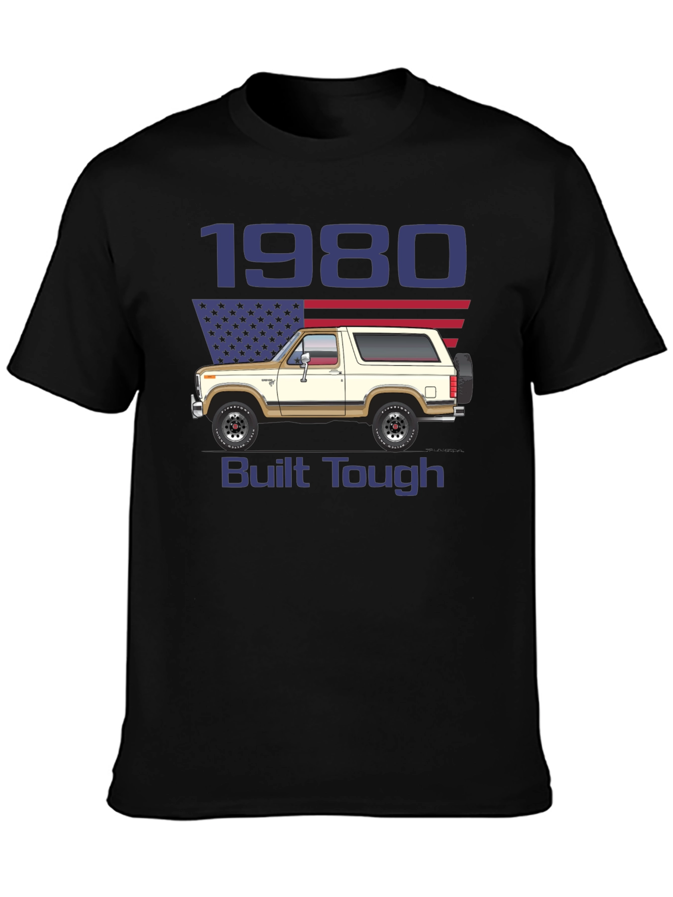1980 Built Tough Bronco T-Shirt