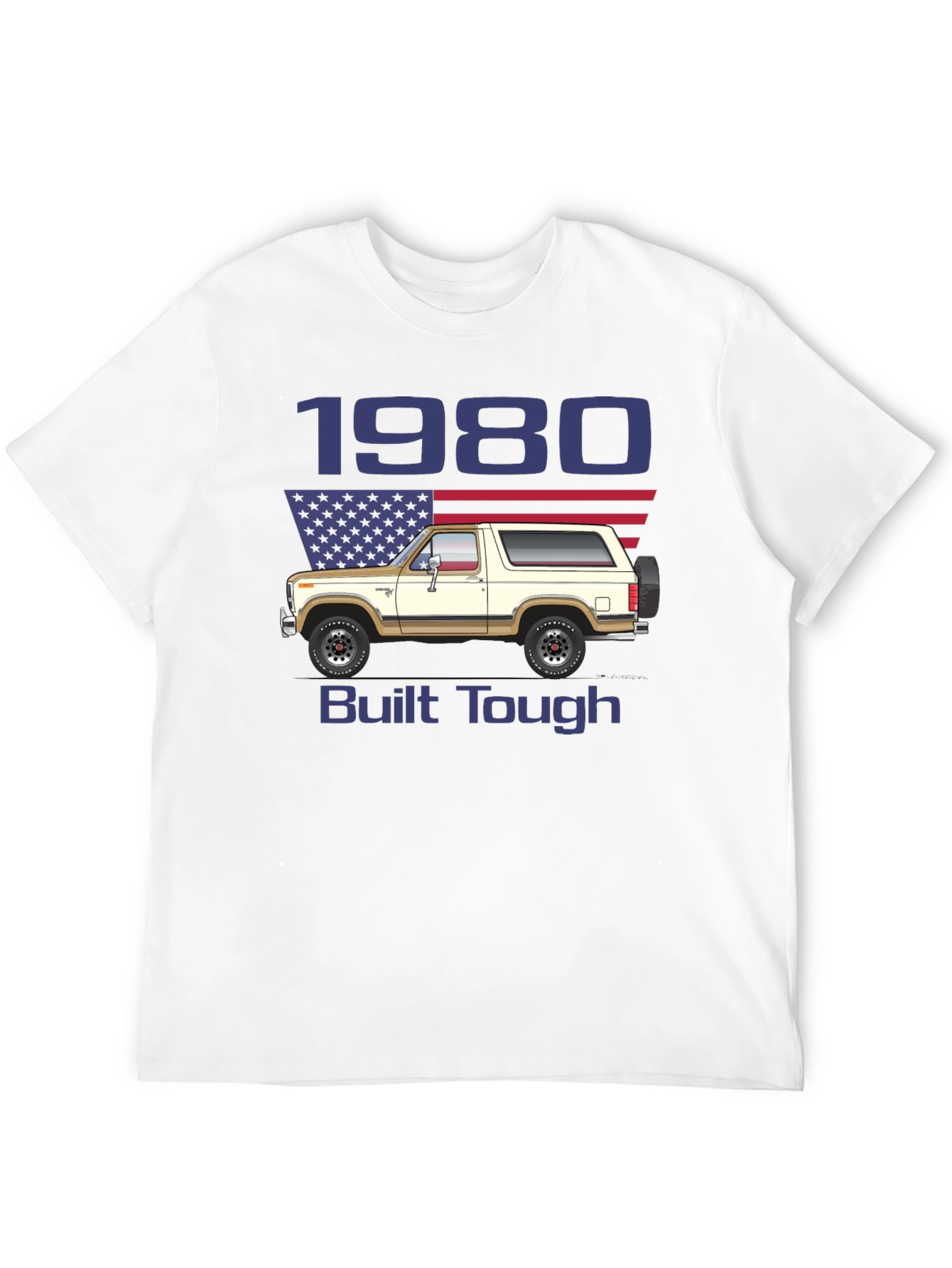 1980 Built Tough Bronco T-Shirt