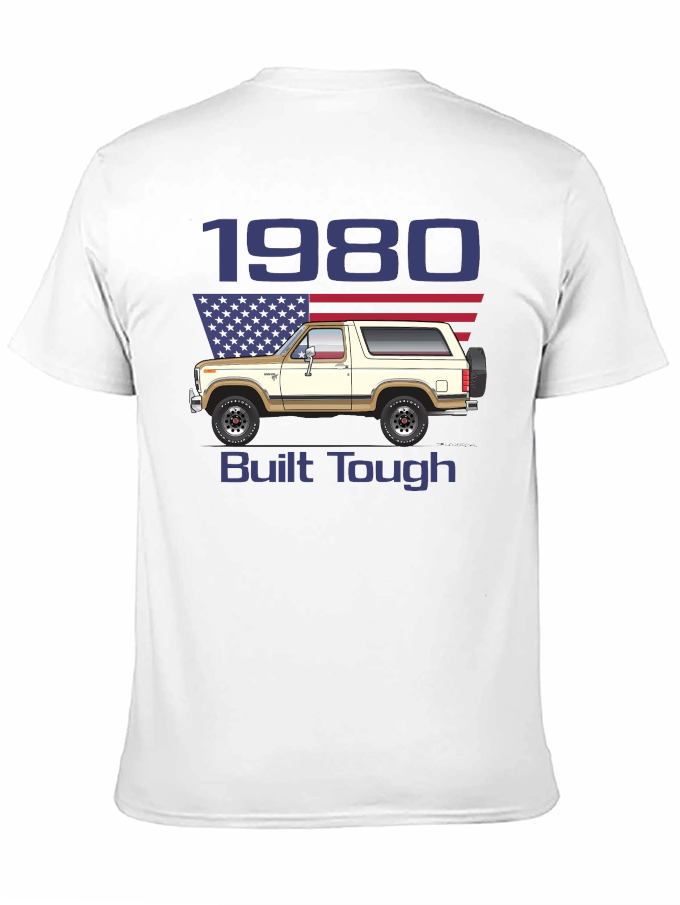 1980 Built Tough Bronco T-Shirt