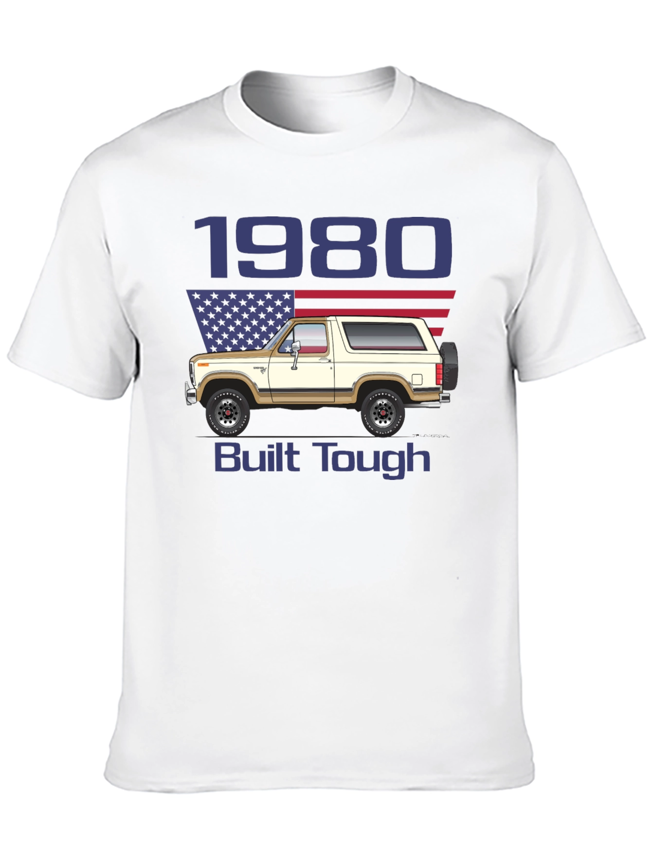 1980 Built Tough Bronco T-Shirt