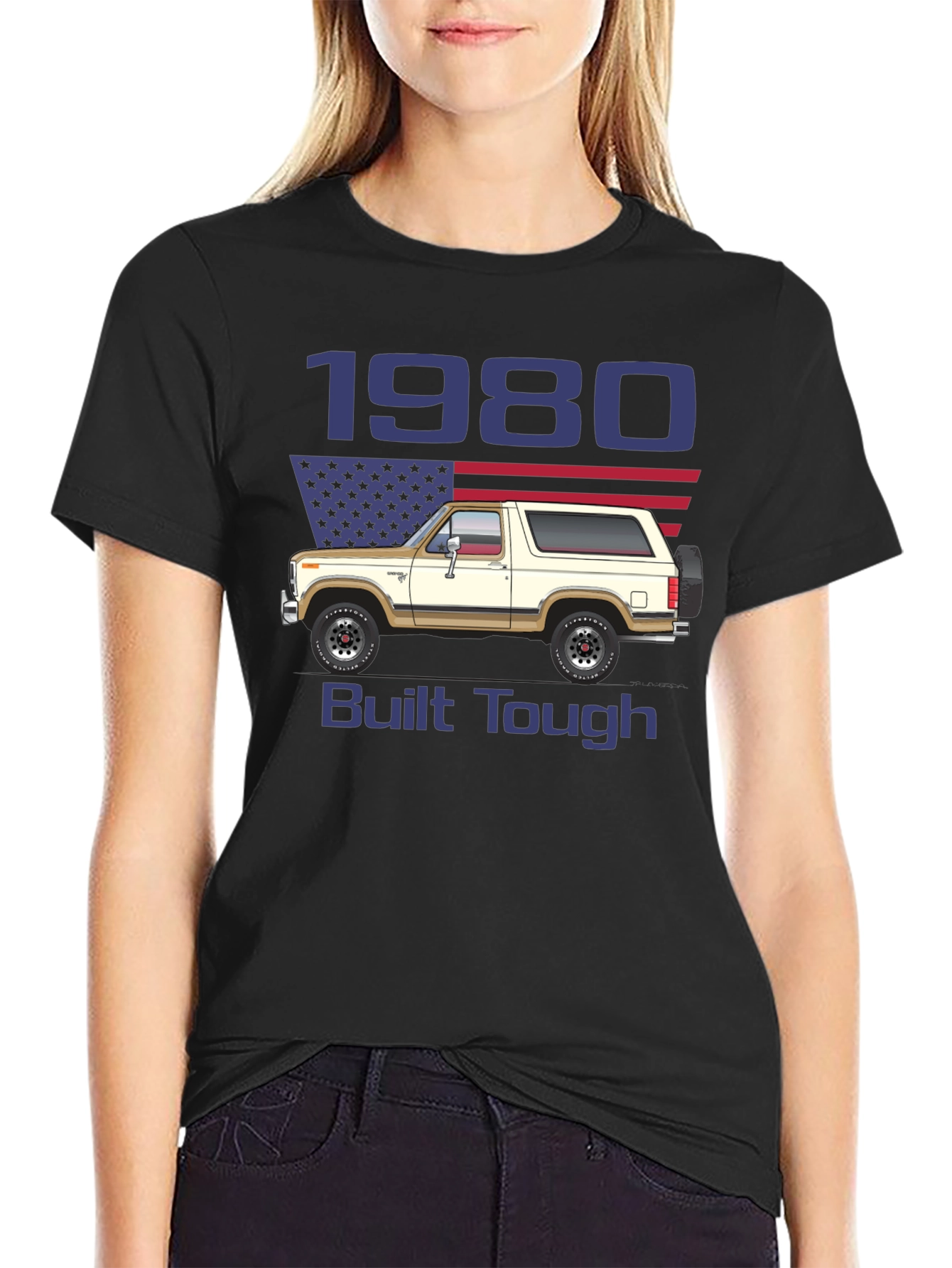 1980 Built Tough Bronco T-Shirt