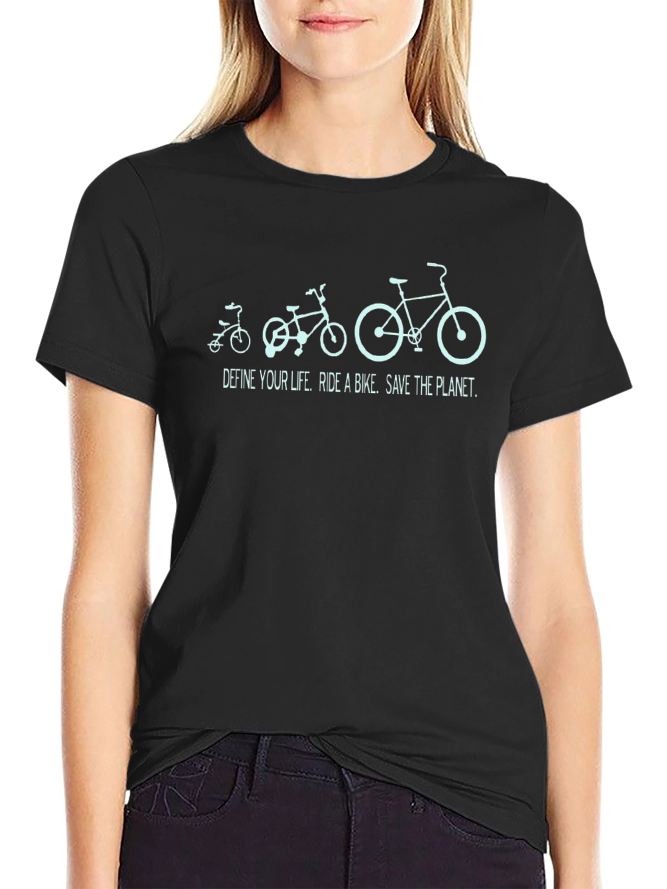 Ride a Bike Save The Planet Graphic Tee