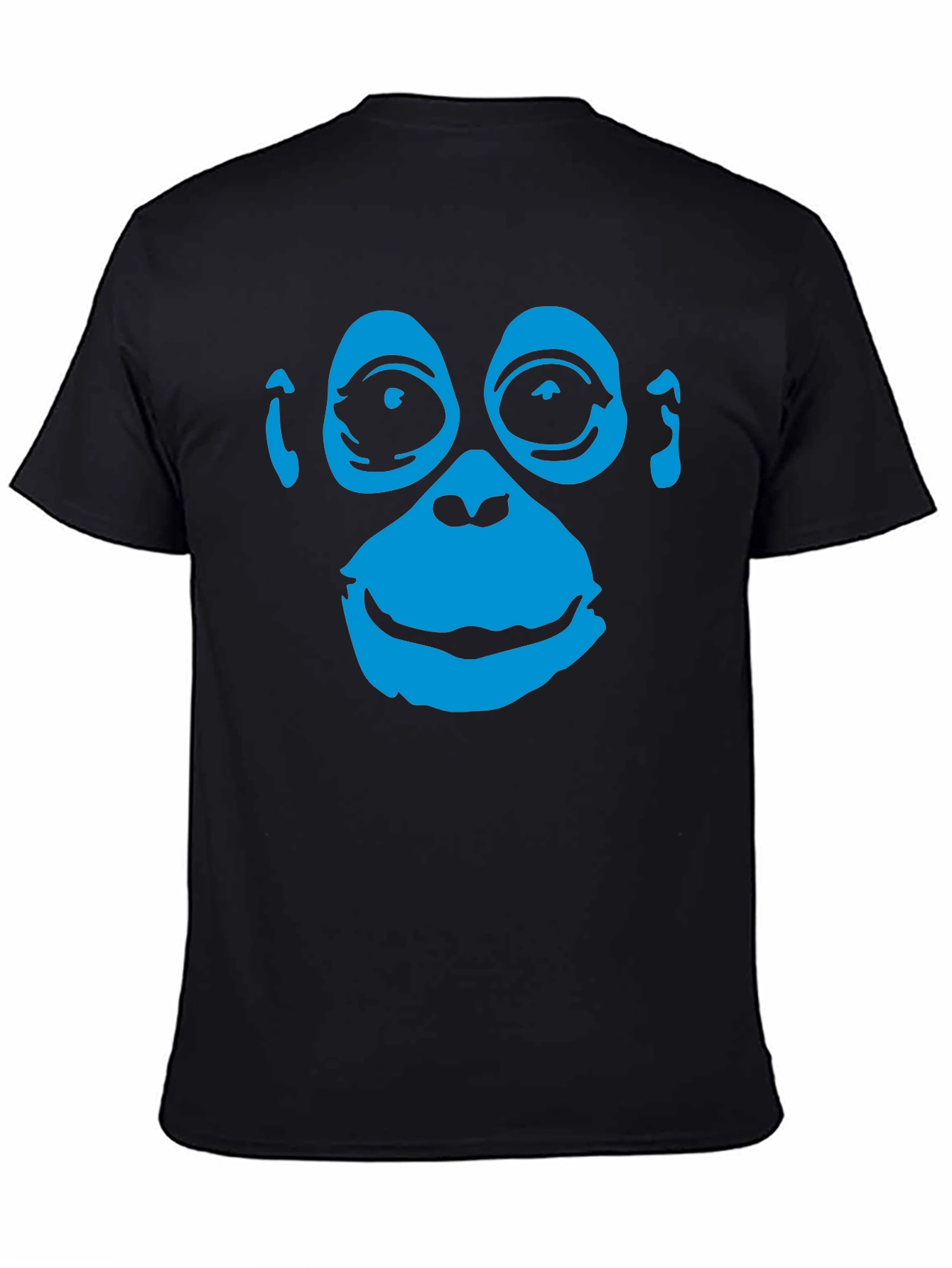 Monkey Face Graphic Tee - Black