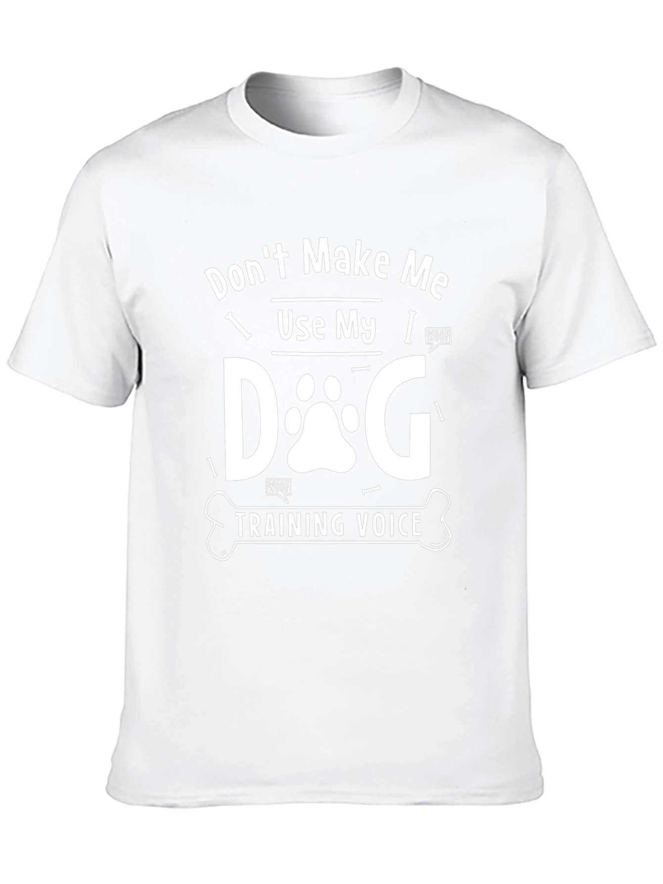 Dog Training Voice T-Shirt - Funny Dog Lover Tee
