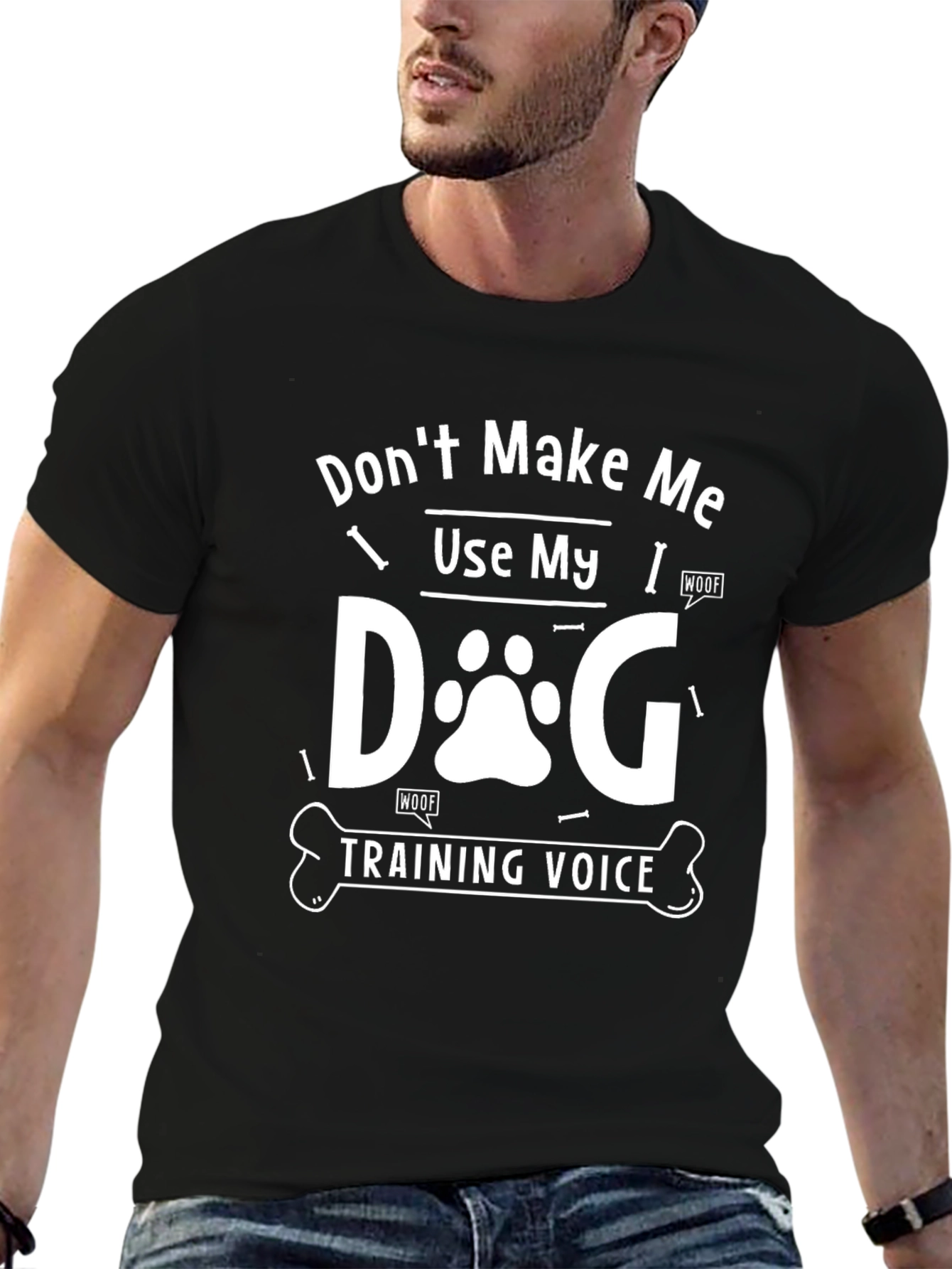 Dog Training Voice T-Shirt - Funny Dog Lover Tee