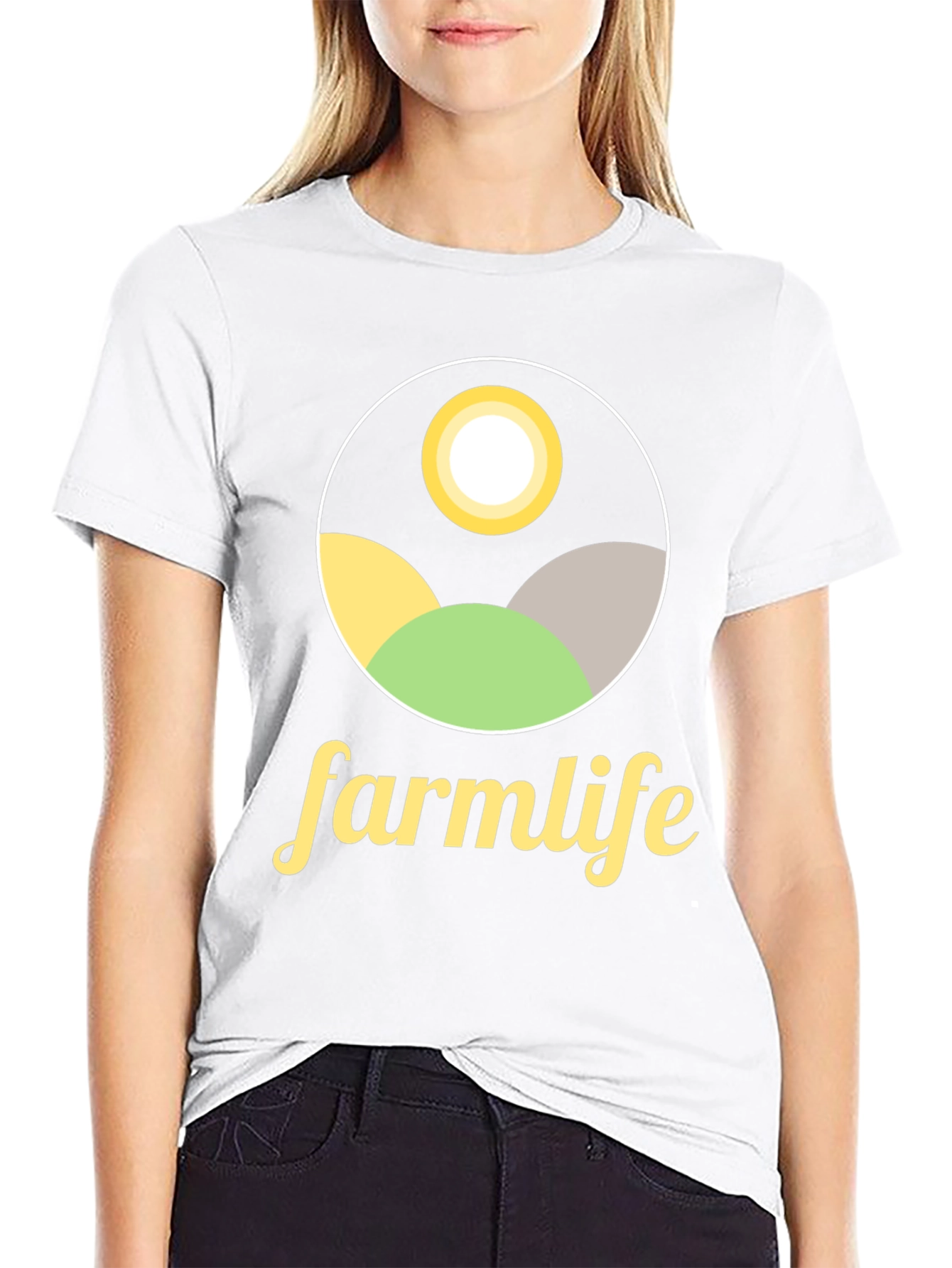 Farm Life Graphic Tee - Classic Black T-Shirt