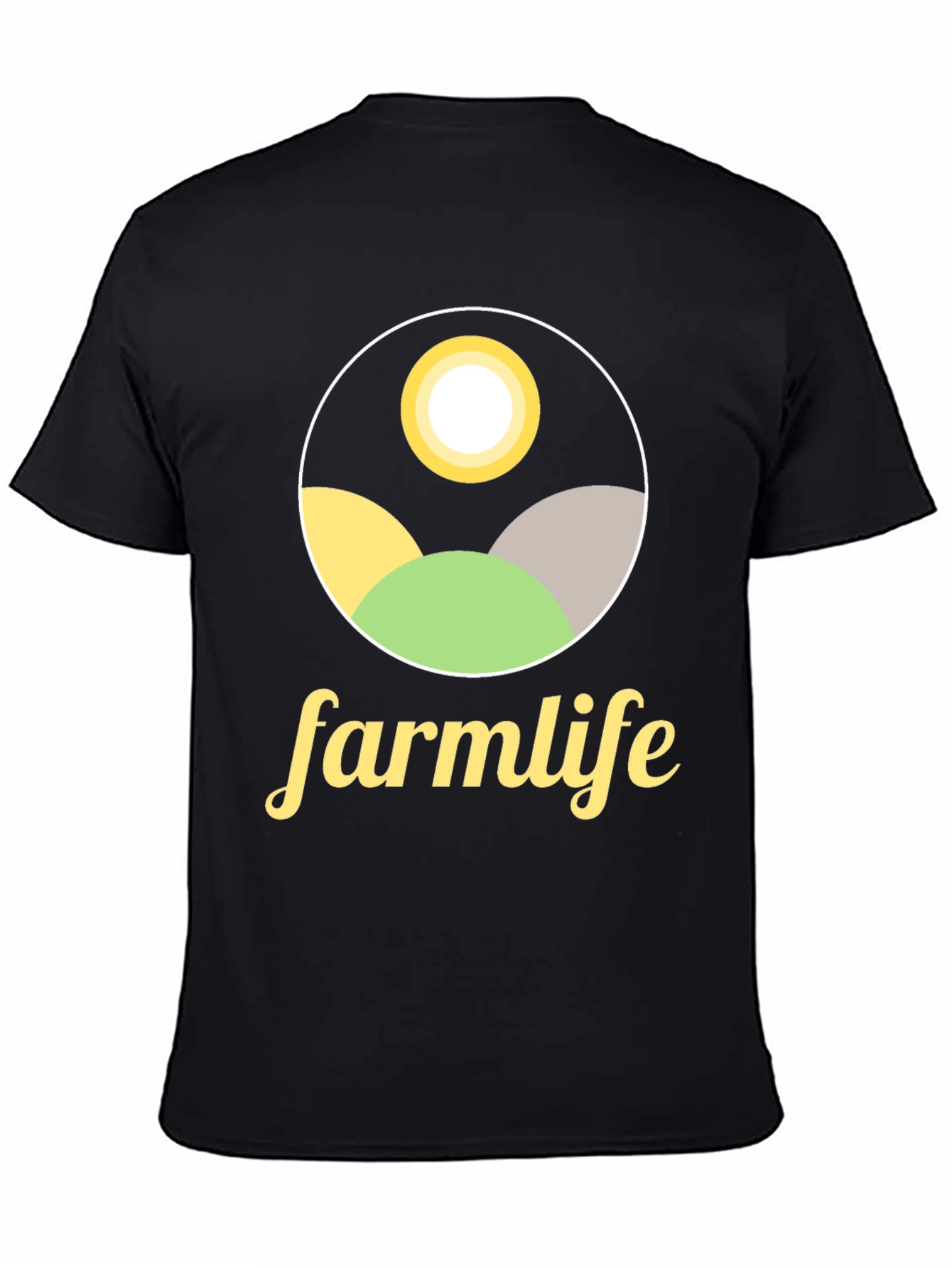 Farm Life Graphic Tee - Classic Black T-Shirt