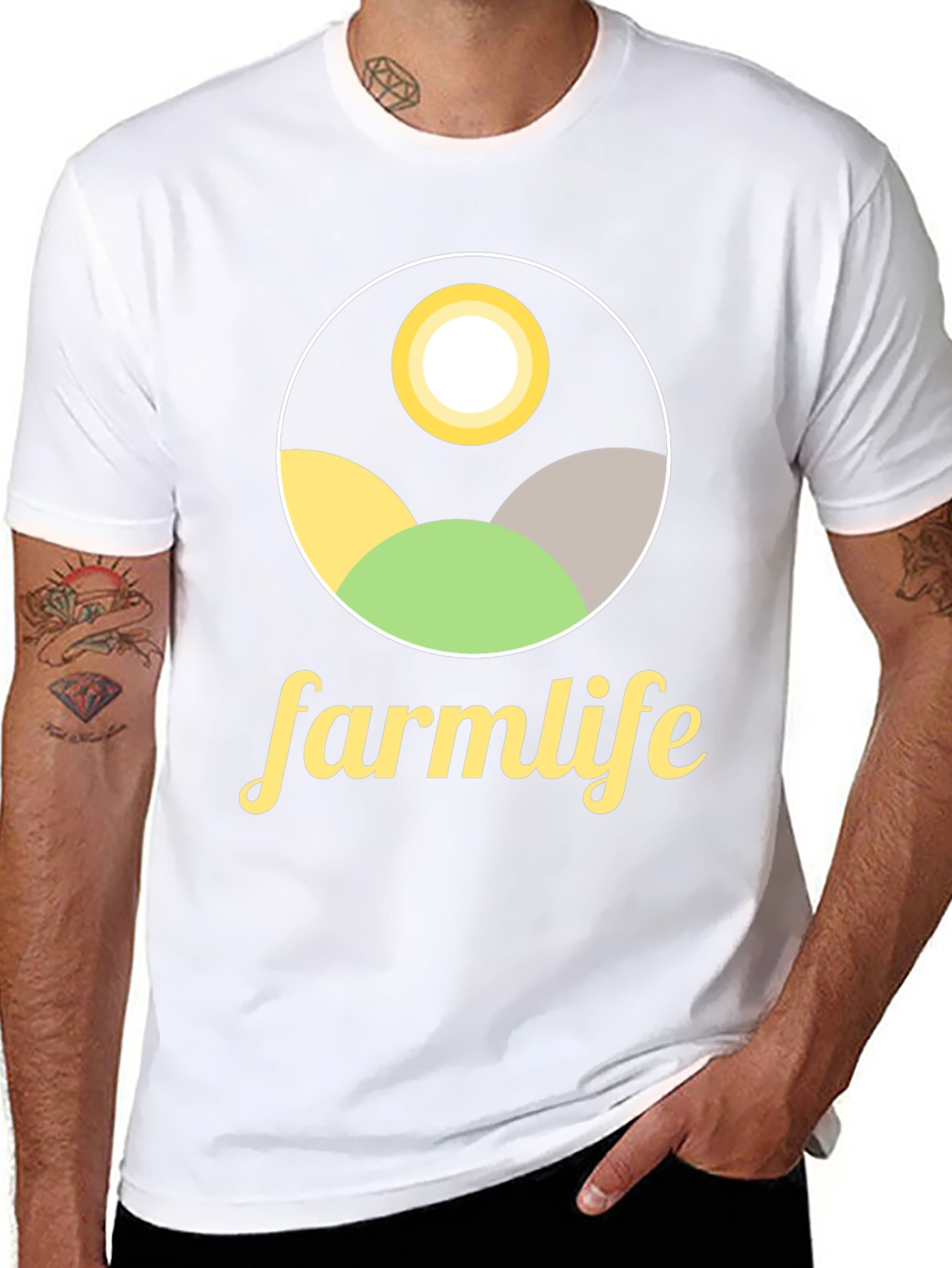 Farm Life Graphic Tee - Classic Black T-Shirt