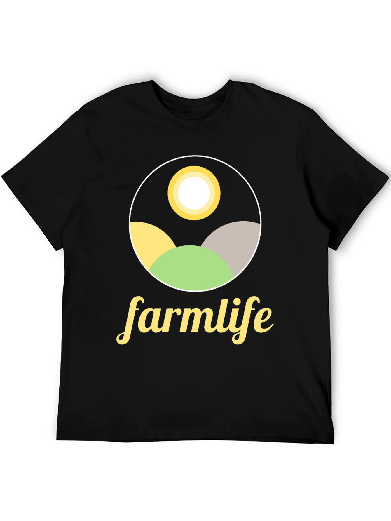 Farm Life Graphic Tee - Classic Black T-Shirt