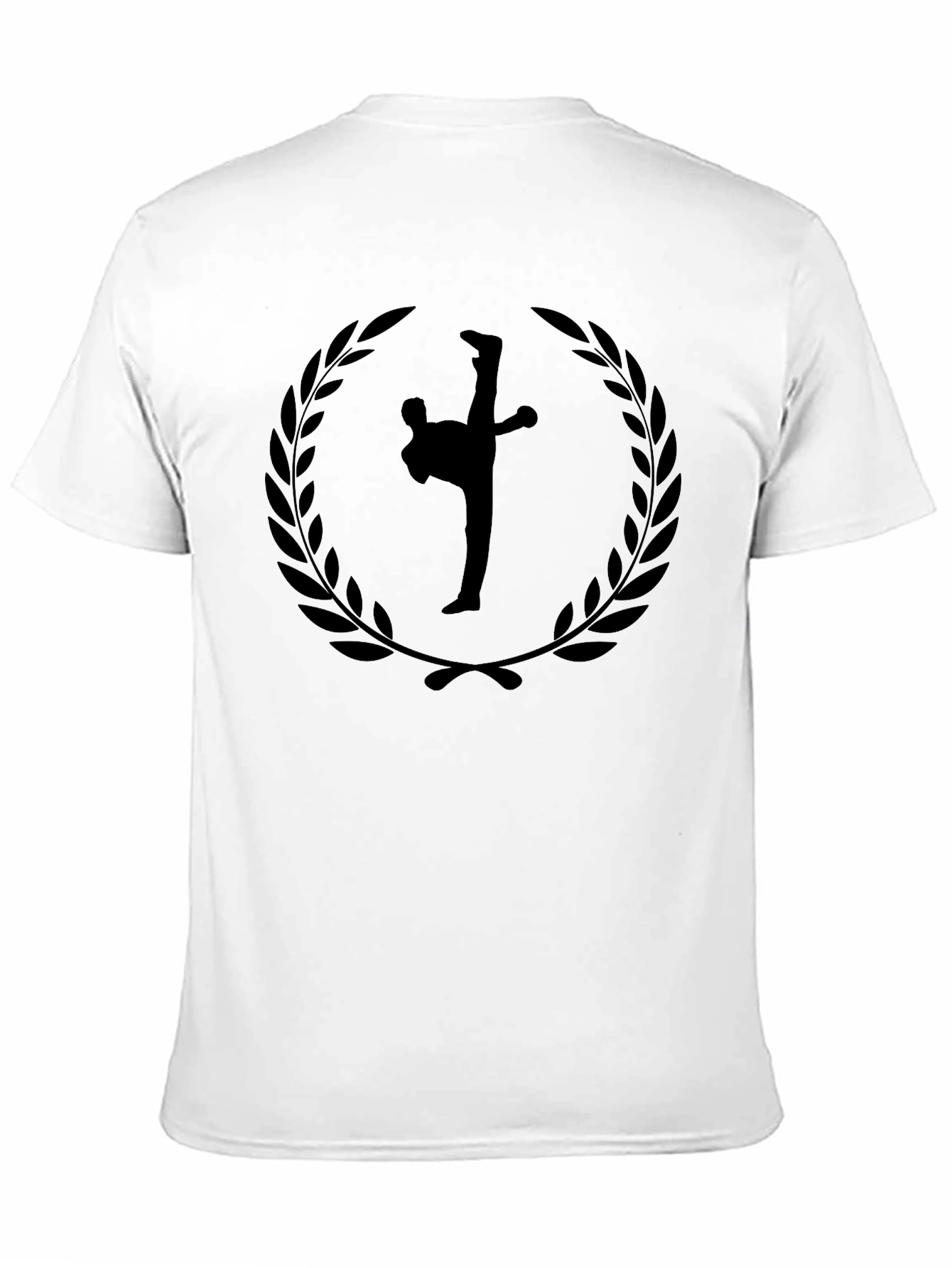 Martial Arts Silhouette Graphic T-Shirt