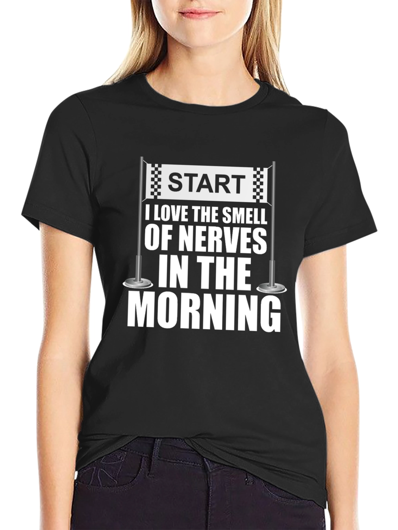 Start Line Nerves T-Shirt - Racing Fan Apparel