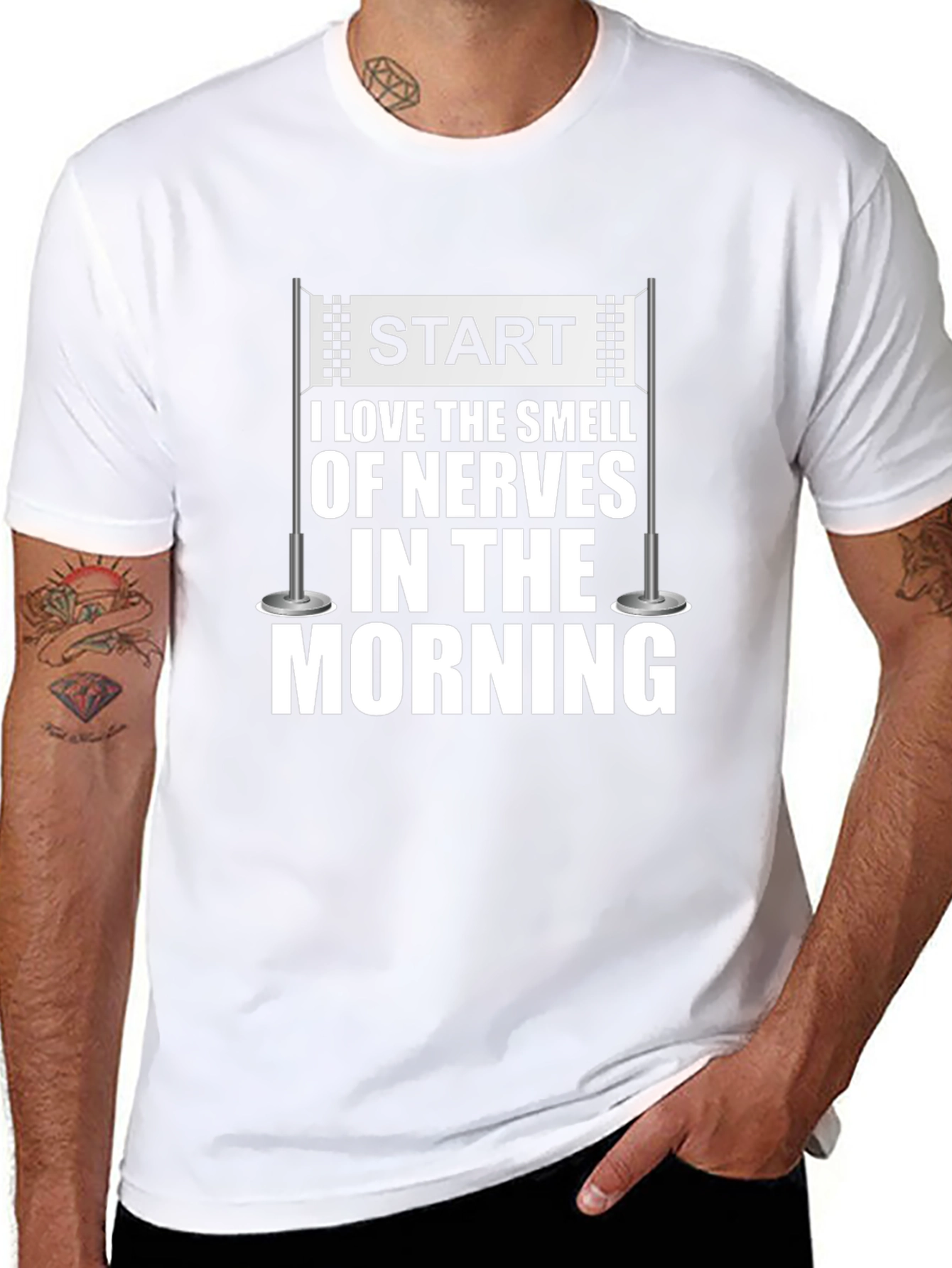 Start Line Nerves T-Shirt - Racing Fan Apparel