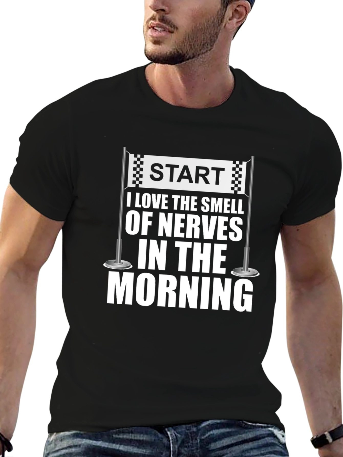 Start Line Nerves T-Shirt - Racing Fan Apparel