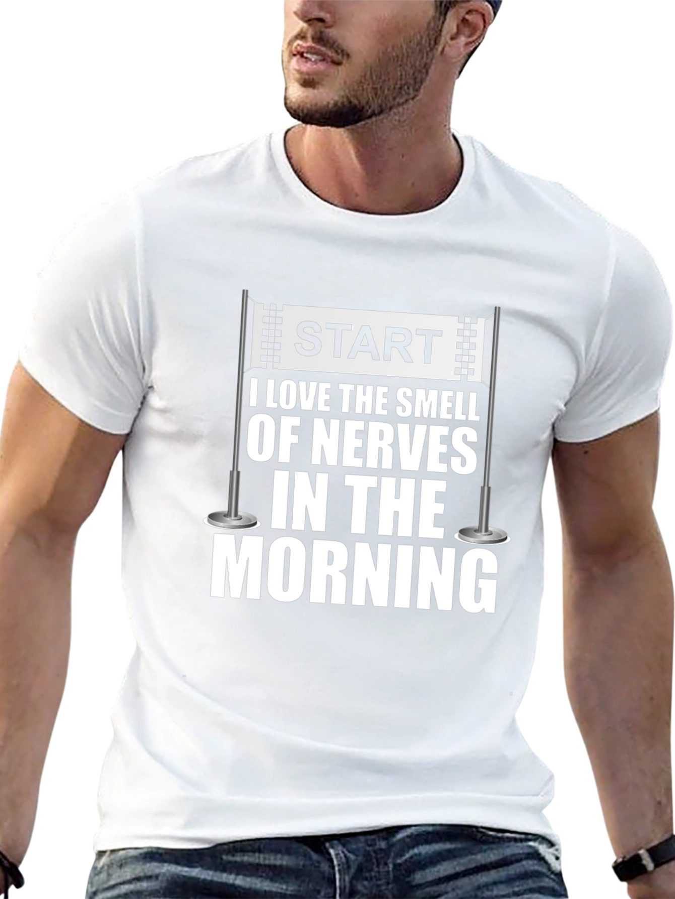 Start Line Nerves T-Shirt - Racing Fan Apparel