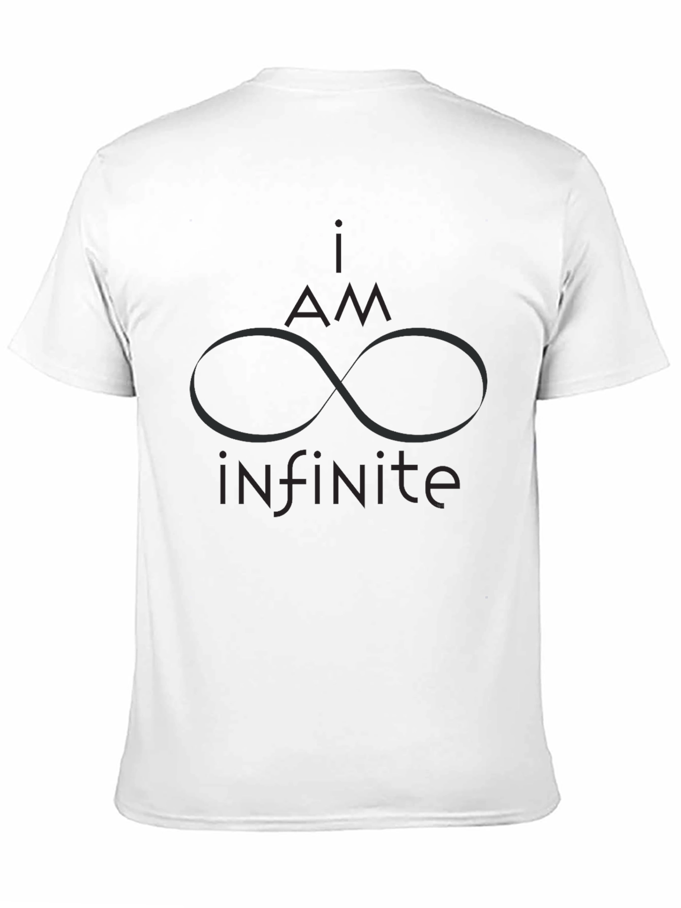 I AM Infinite Black Graphic Tee Shirt