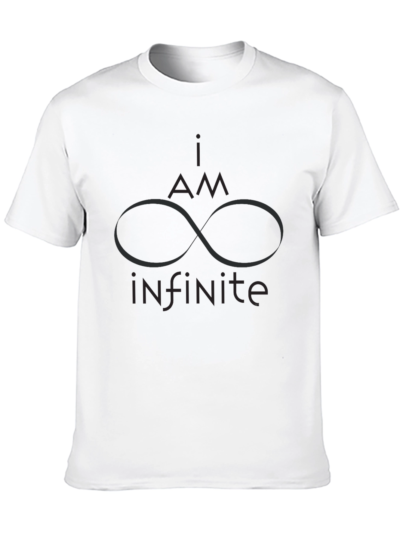 I AM Infinite Black Graphic Tee Shirt