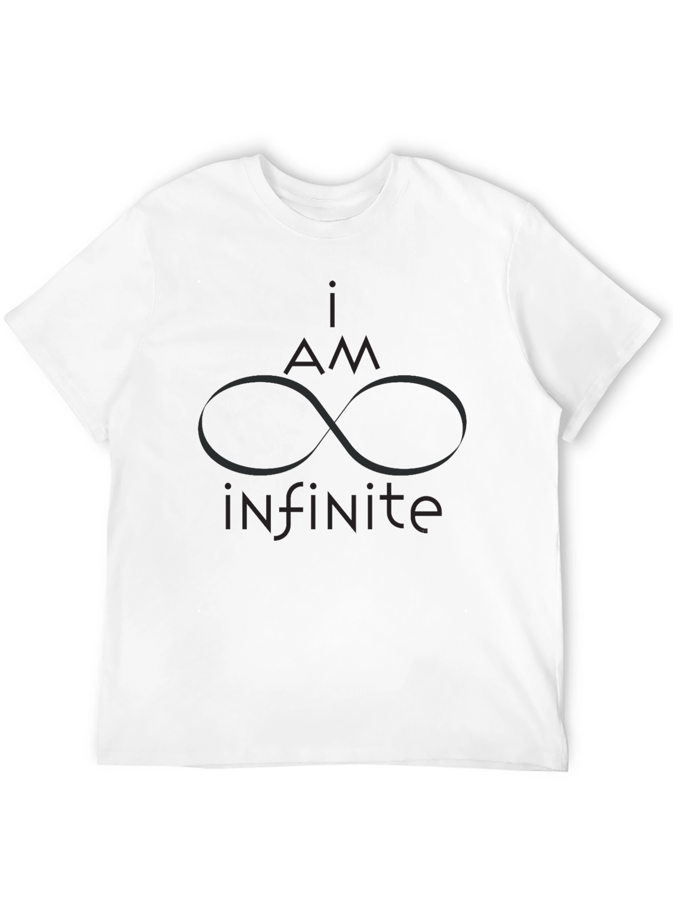 I AM Infinite Black Graphic Tee Shirt