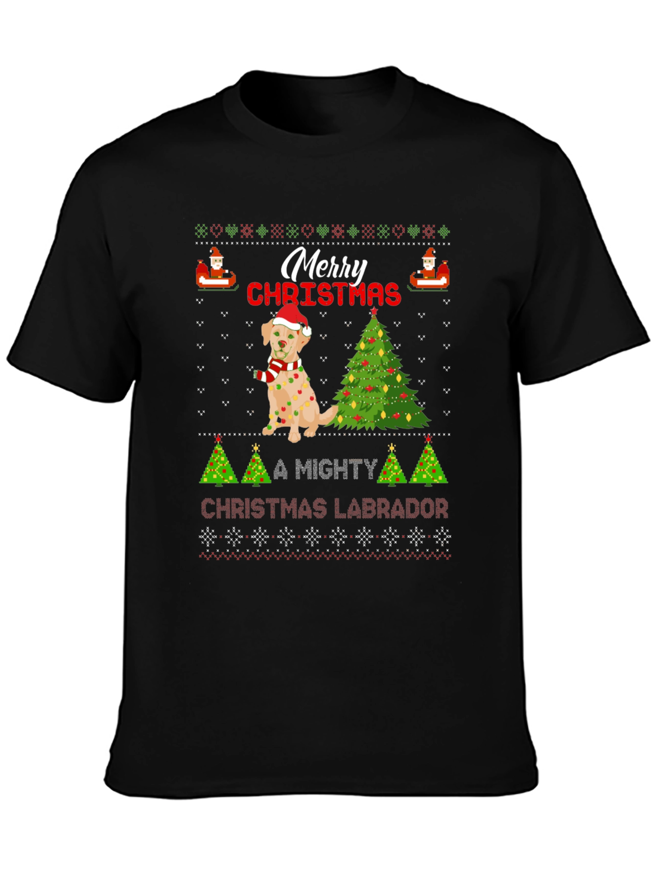 Merry Christmas Labrador T-Shirt