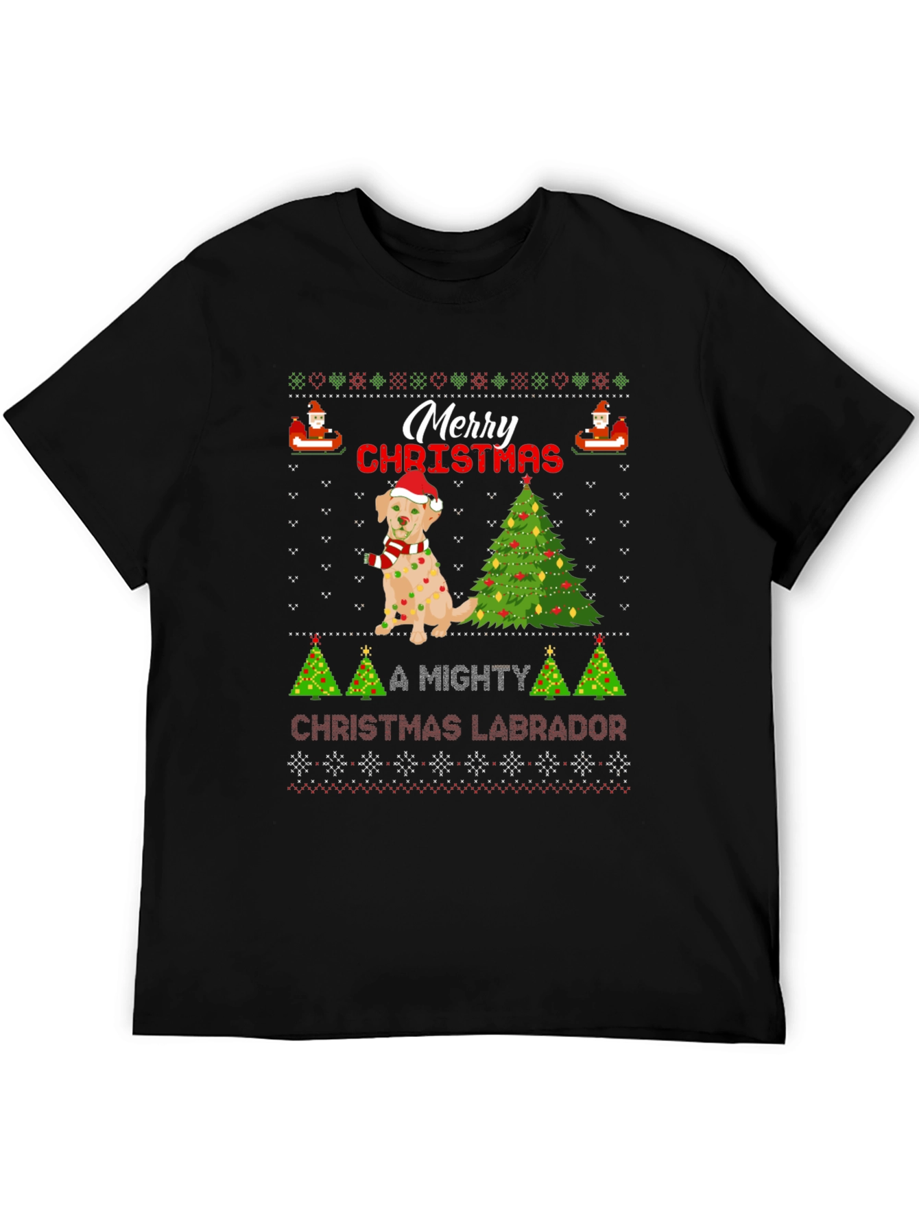 Merry Christmas Labrador T-Shirt