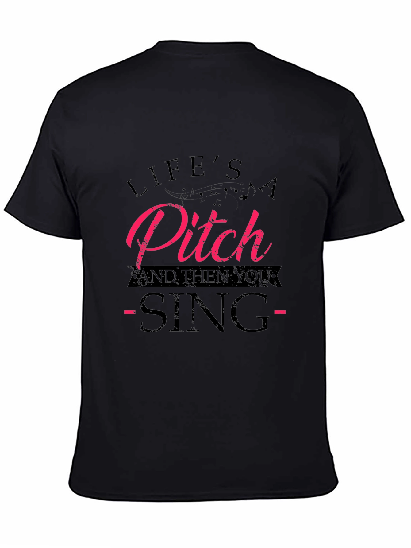 Lifes a Pitch T-Shirt - Funny Music Tee